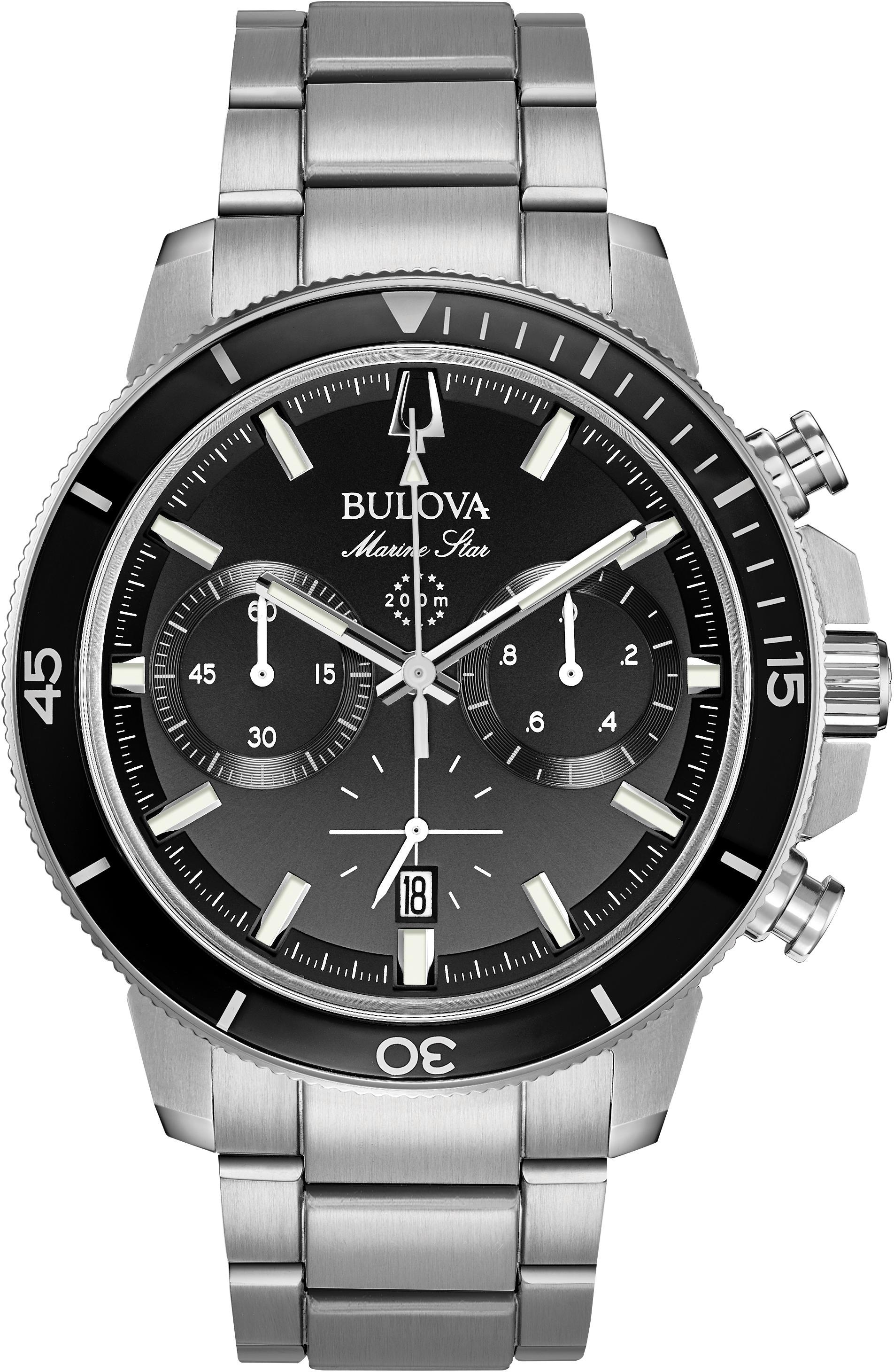 Bulova Chronograph »Marine Star, 96B272«, Armbanduhr, Quarzuhr, Herrenuhr