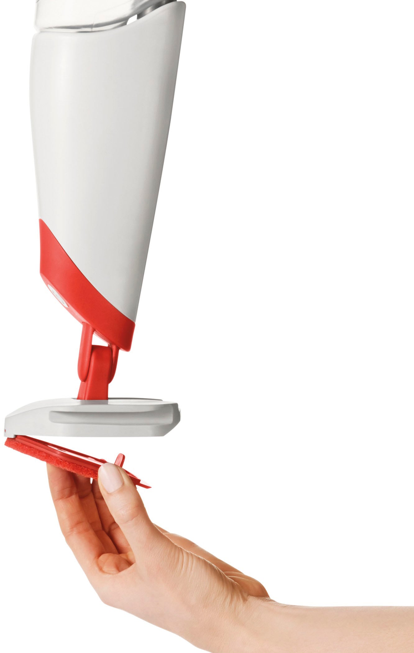 OXO Good Grips Bodenwischer-Set, Mikrofaser-Sprühmopp mit herausziehbarem Schrubber