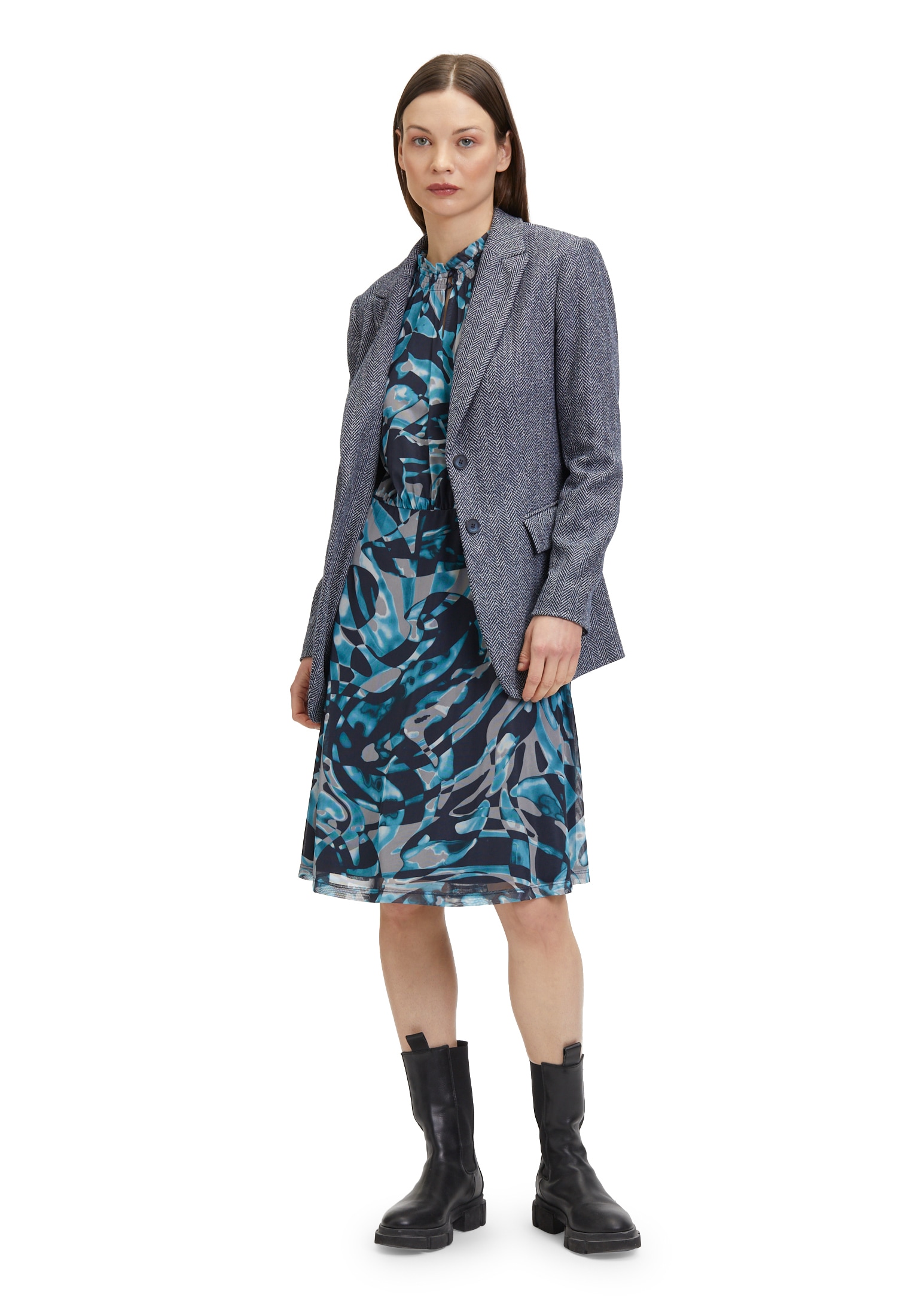 Betty&Co Longblazer »Longblazer mit Taschen«