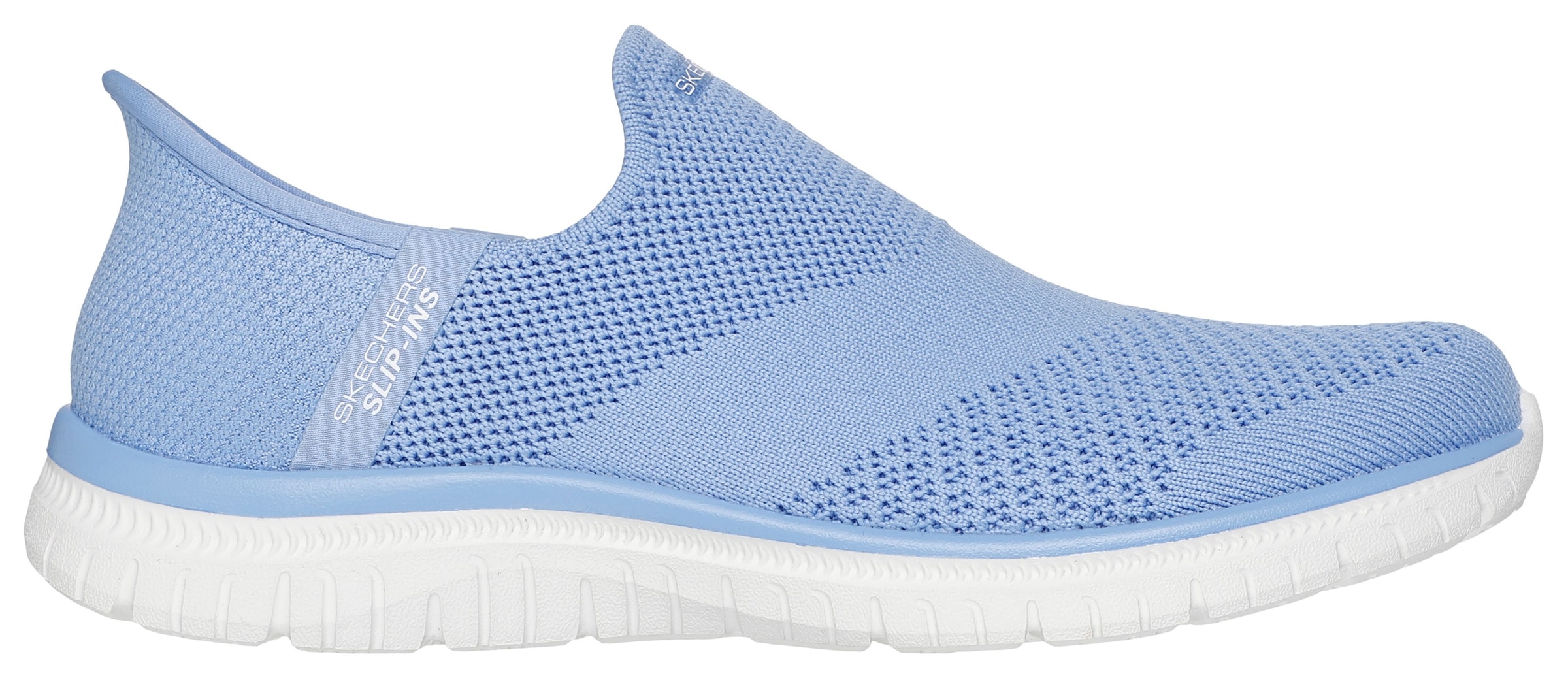 Skechers Slip-On Sneaker »VIRTUE-SLEEK«, Slipper, Freizeitschuh mit gepolstertem Heel-Pillow Fersenkissen