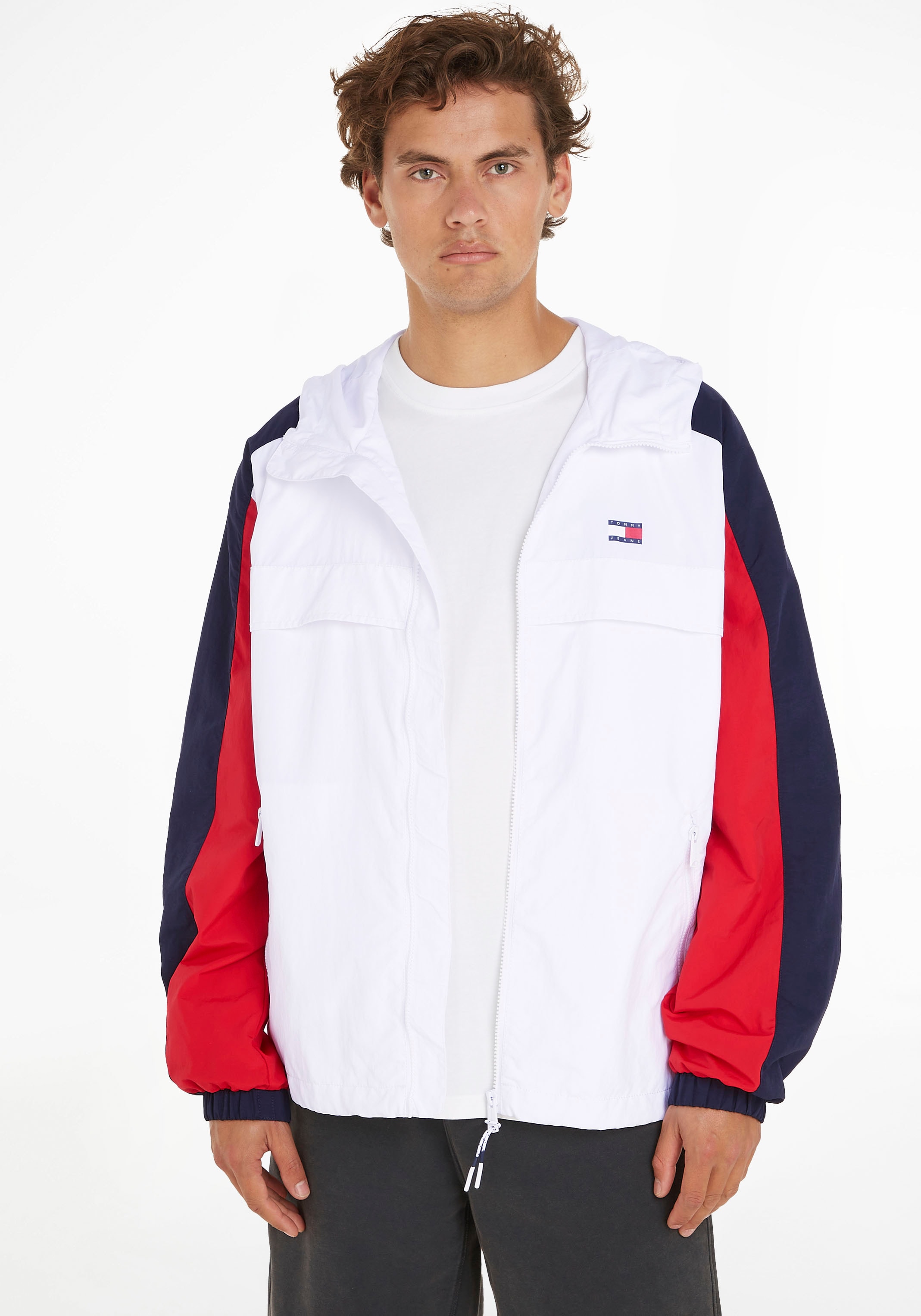 Windbreaker »TJM CHICAGO CLBK WINDBREAKER EXT«, mit Kapuze, Große Größen