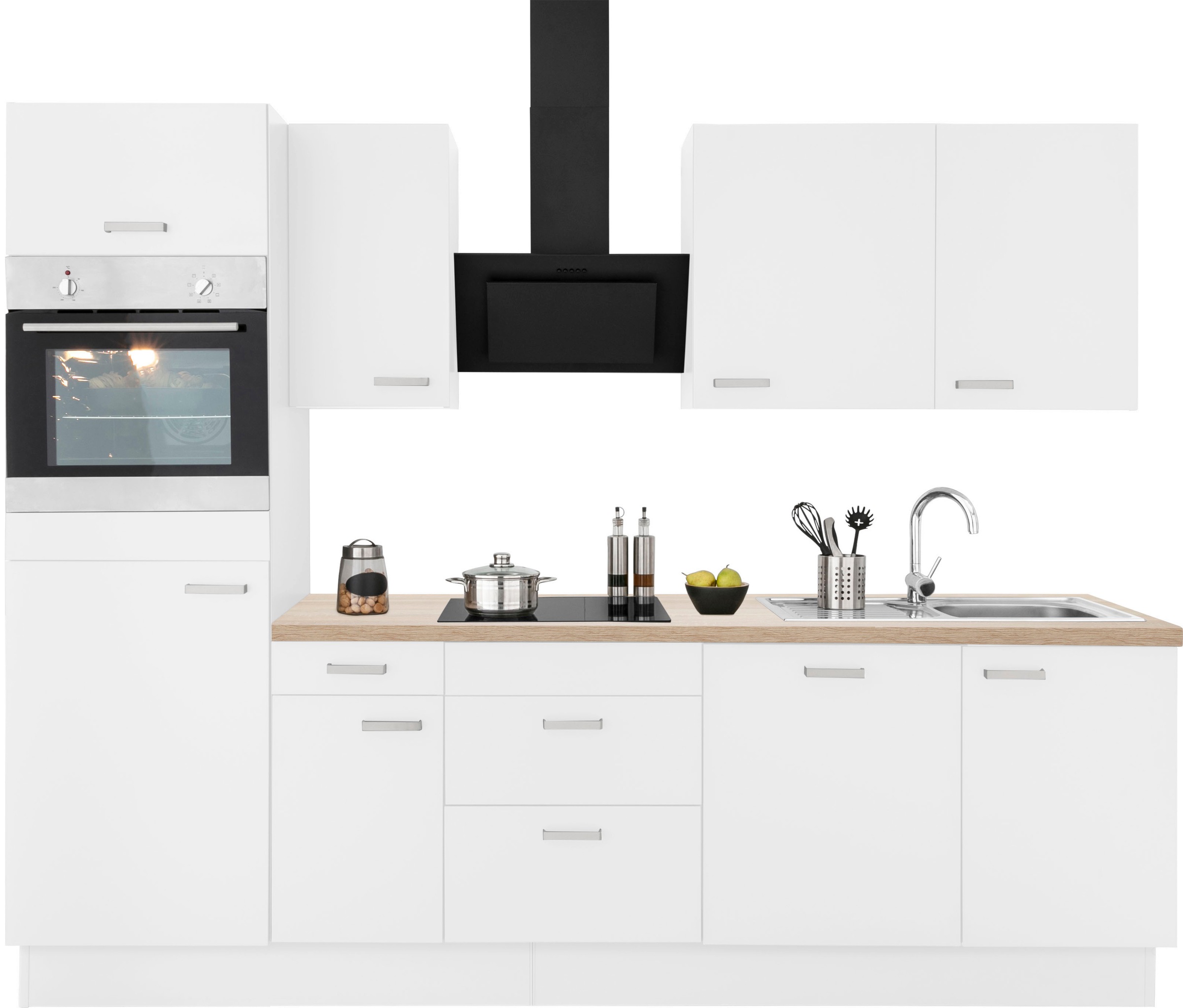 OPTIFIT Küchenzeile »Parma«, mit E-Geräten, Breite 270 cm auf Rechnung  kaufen | Kühlschrankumbauschränke