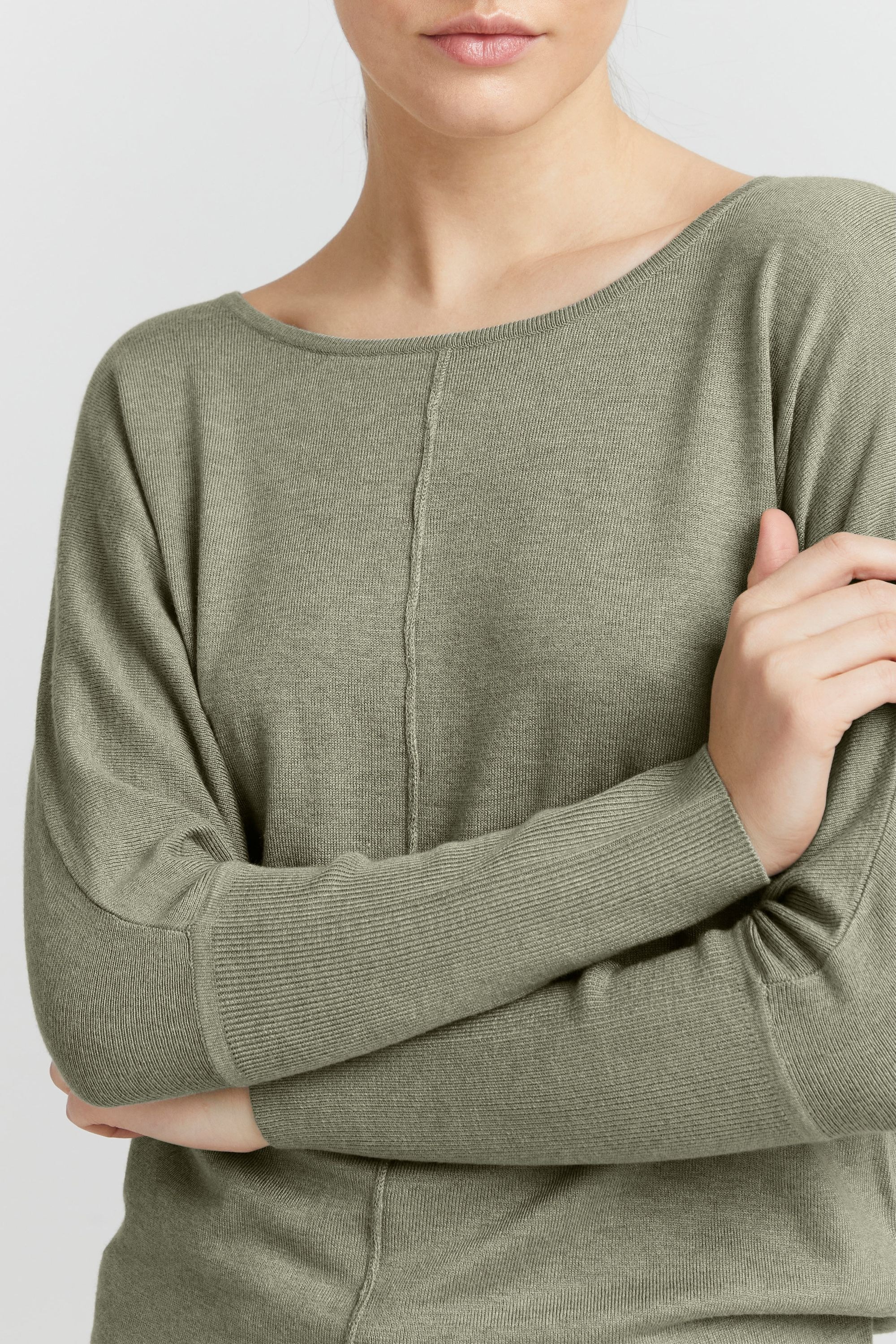 OXMO Strickfleece-Pullover »Strickpullover OXHerdis«