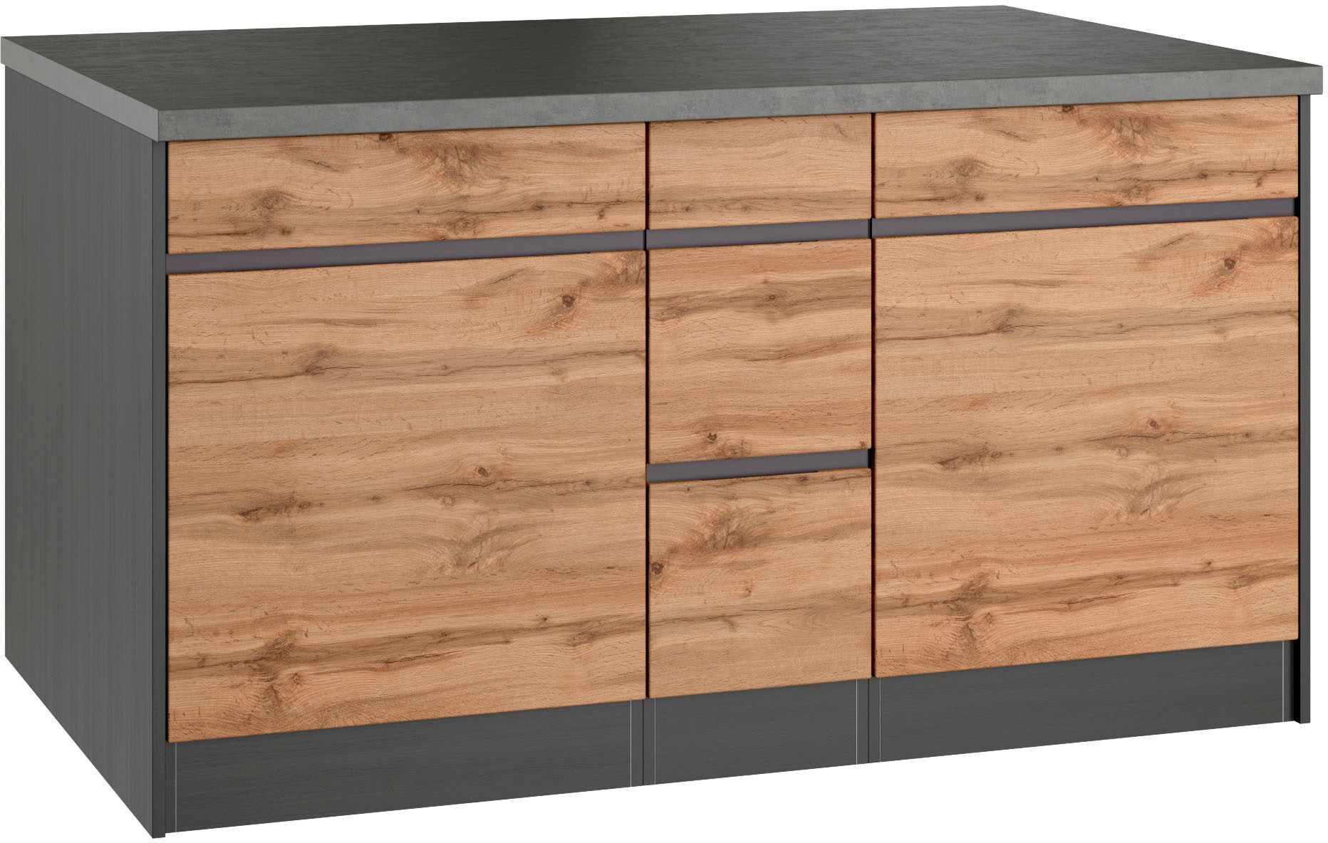 KOCHSTATION Winkelküche »KS-Riesa« Stellbreite 340x150 cm, wahlweise mit oder ohne E-Geräte