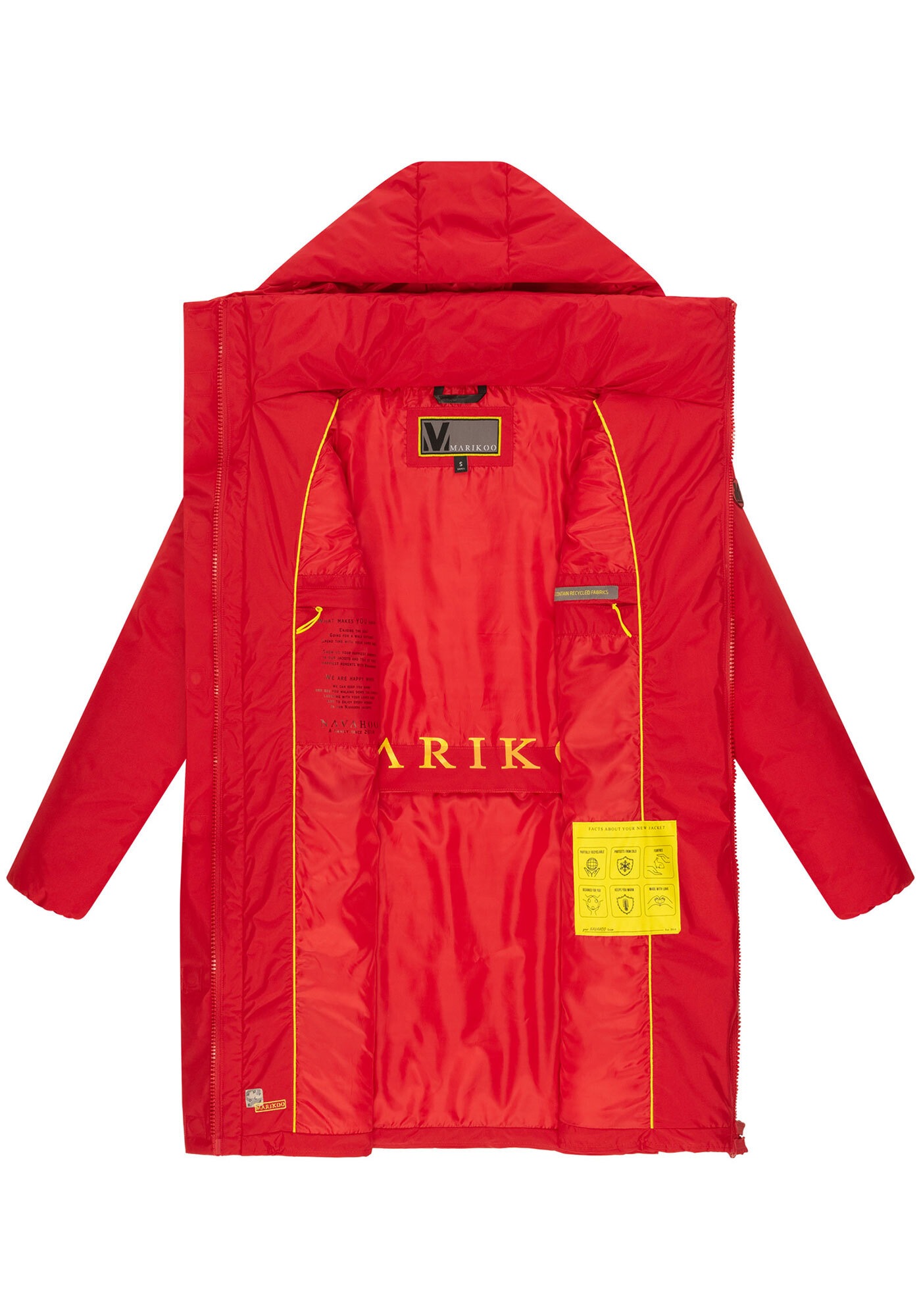 Marikoo Winterjacke »Marikoo Nanami Damen Winterjacke N023«