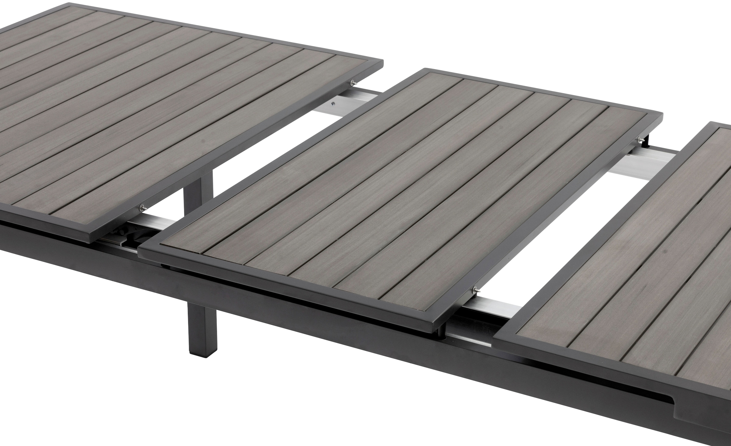 Destiny Garten-Essgruppe »COSTA IMOLA« 5 Stk. tlg. 4 Stapelsessel Textilene, 1 Ausziehtisch 165/215x100 cm