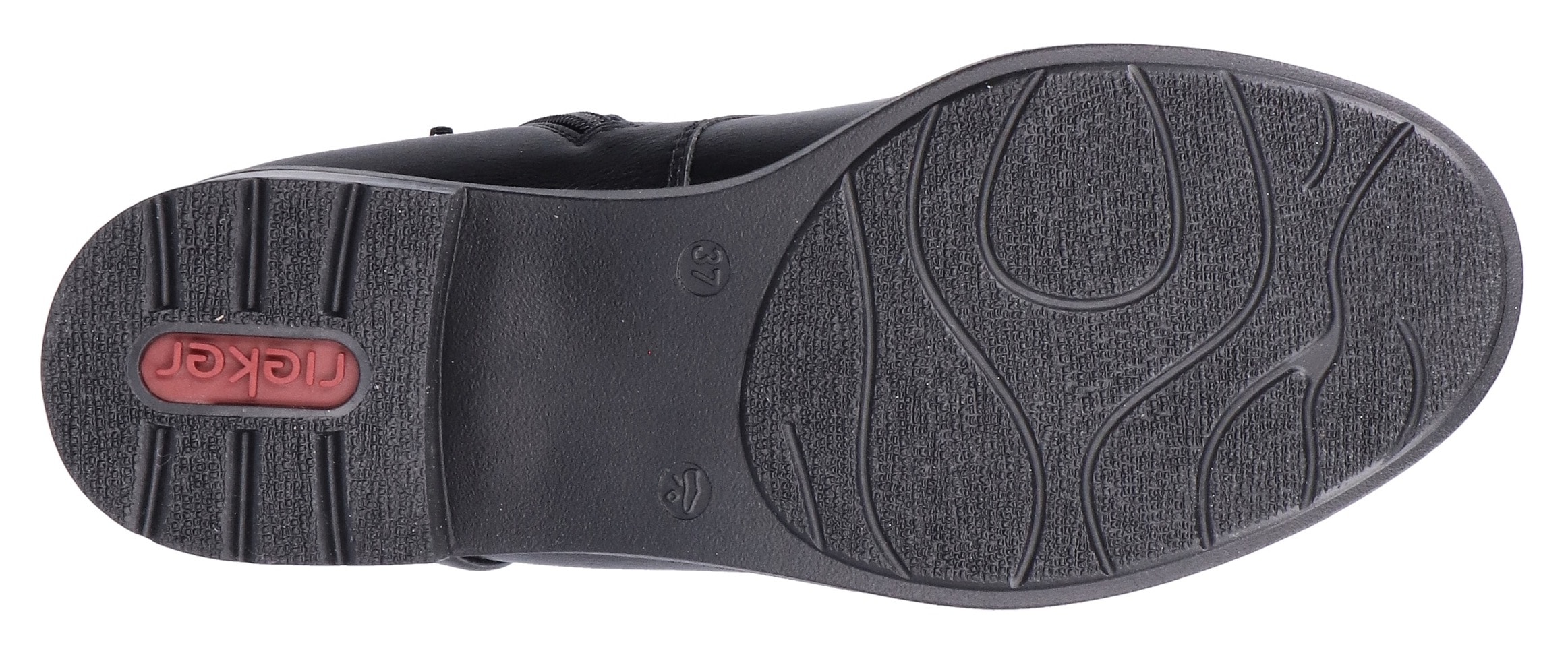 Rieker Schnürstiefelette  Schnürboots, Blockabsatz, mit Innenreißverschluss