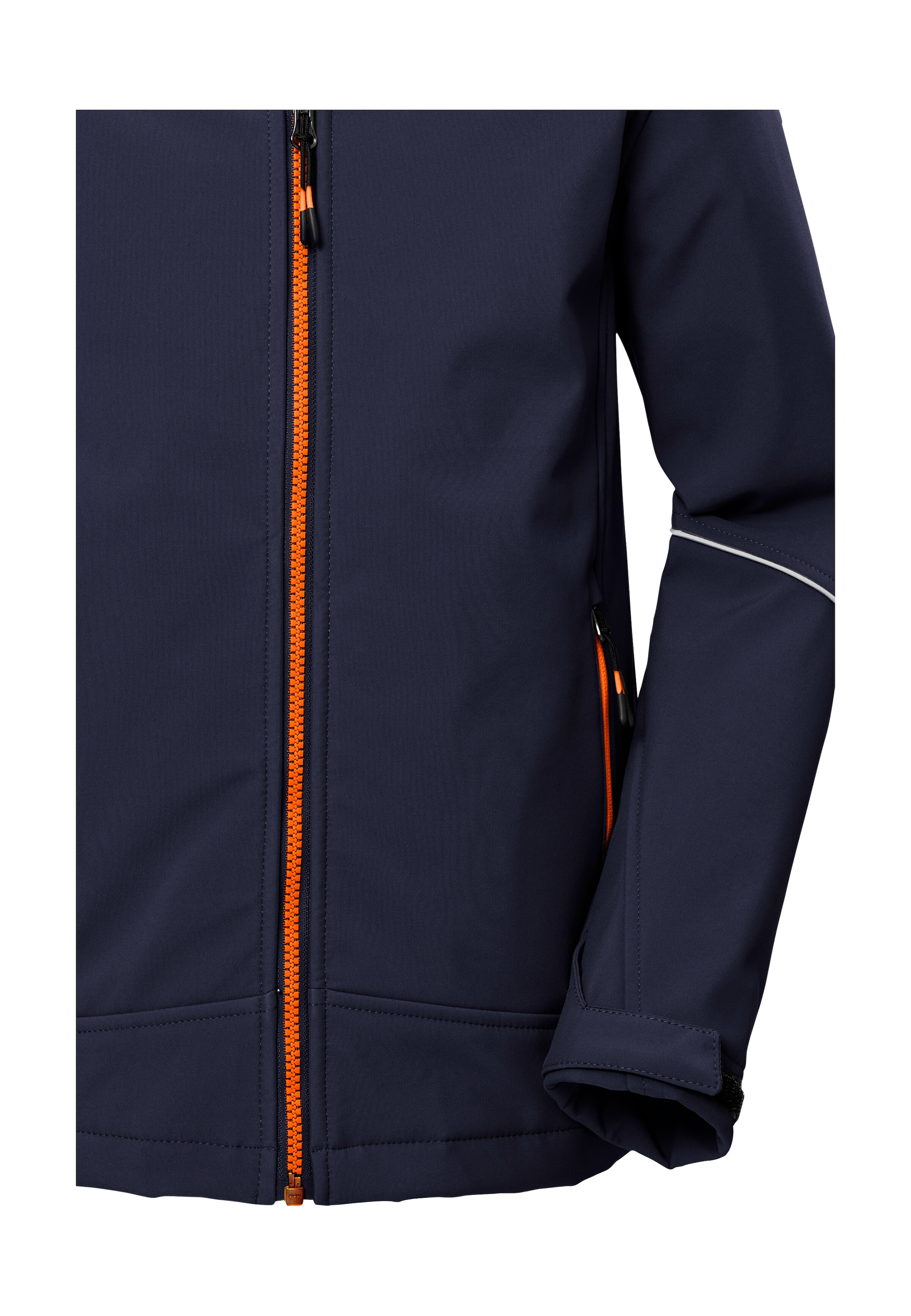 Killtec Softshelljacke »KOW 366 BYS SFTSHLL JCKT«, Wasserabweisende Softshelljacke mit Fleece, Kapuze und Reflektoren