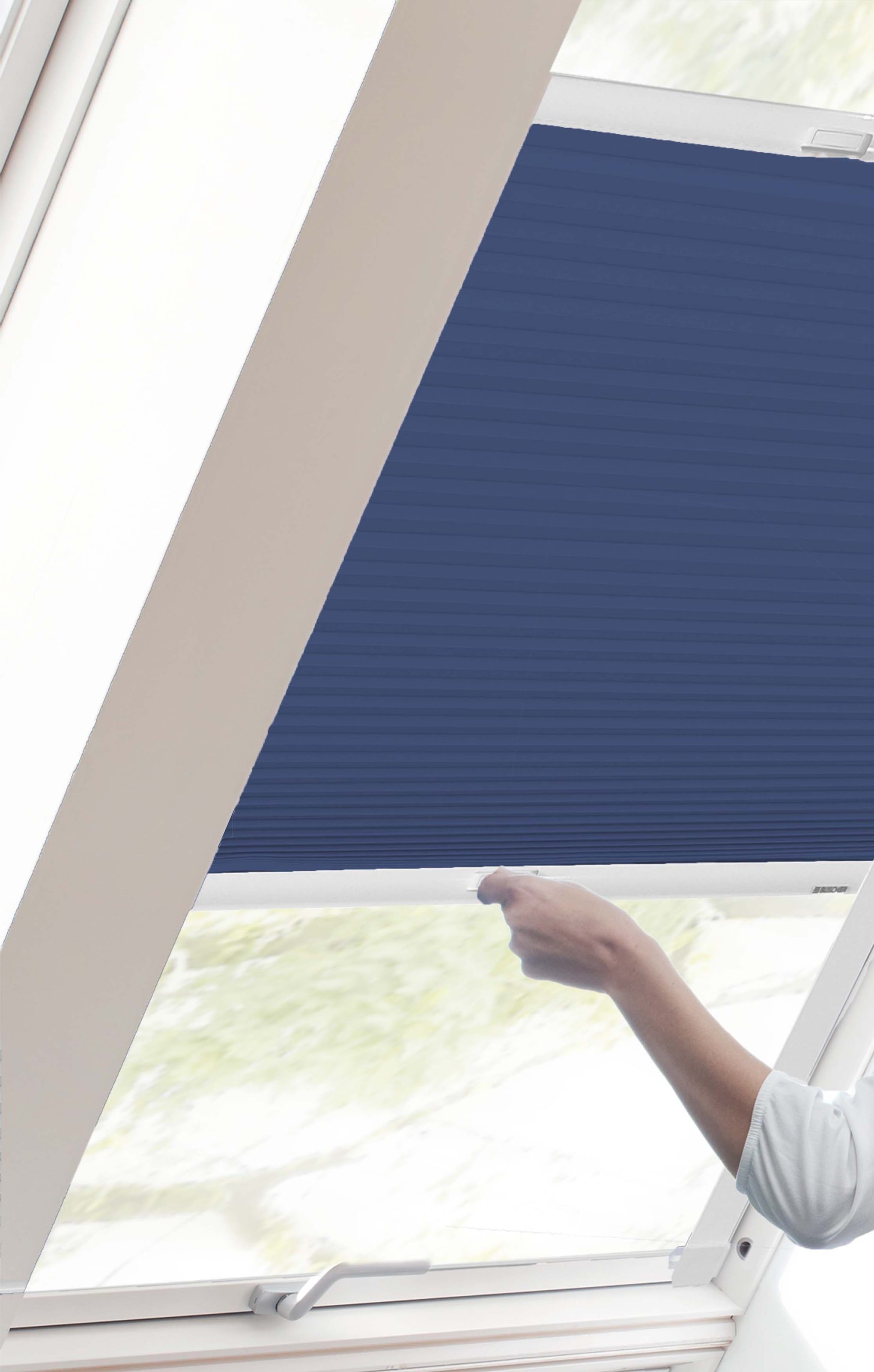 sunlines Dachfensterplissee »StartUp Style mit verspannt, abdunkelnd, | online Honeycomb Führungsschienen bestellen UNIVERSAL VD«