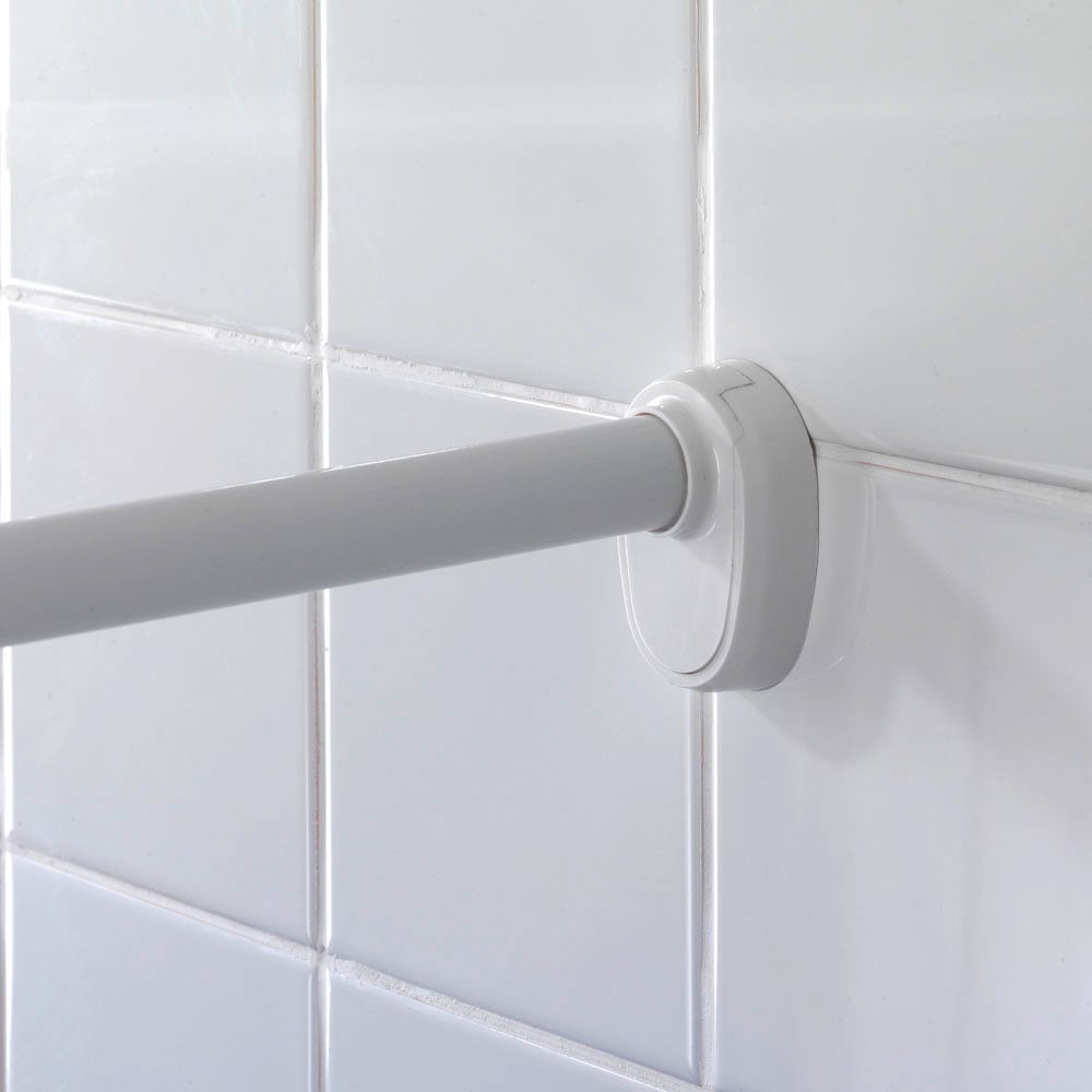 WENKO Bogenstange »Rundduschstange Chrom« Fixmaß