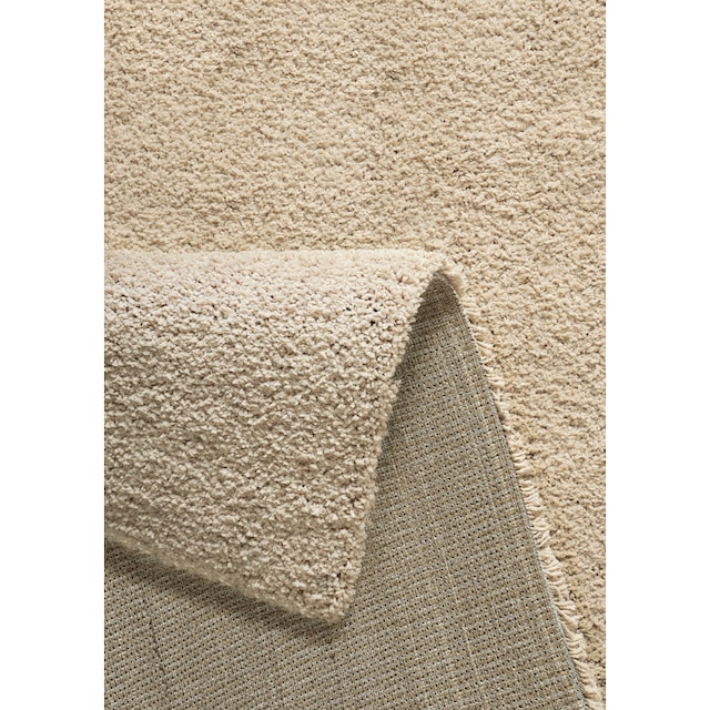 Home affaire Teppich »Ariane«, rechteckig, Uni-Farben, weich durch  Mikrofaser, flauschig, einfarbig, Shaggy-Look
