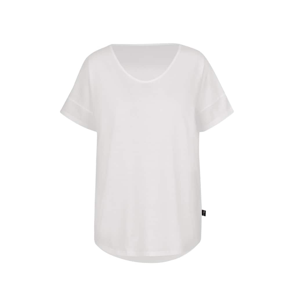 Trigema T-Shirt »TRIGEMA Oversize T-Shirt mit V-Ausschnitt«, (1 tlg.)