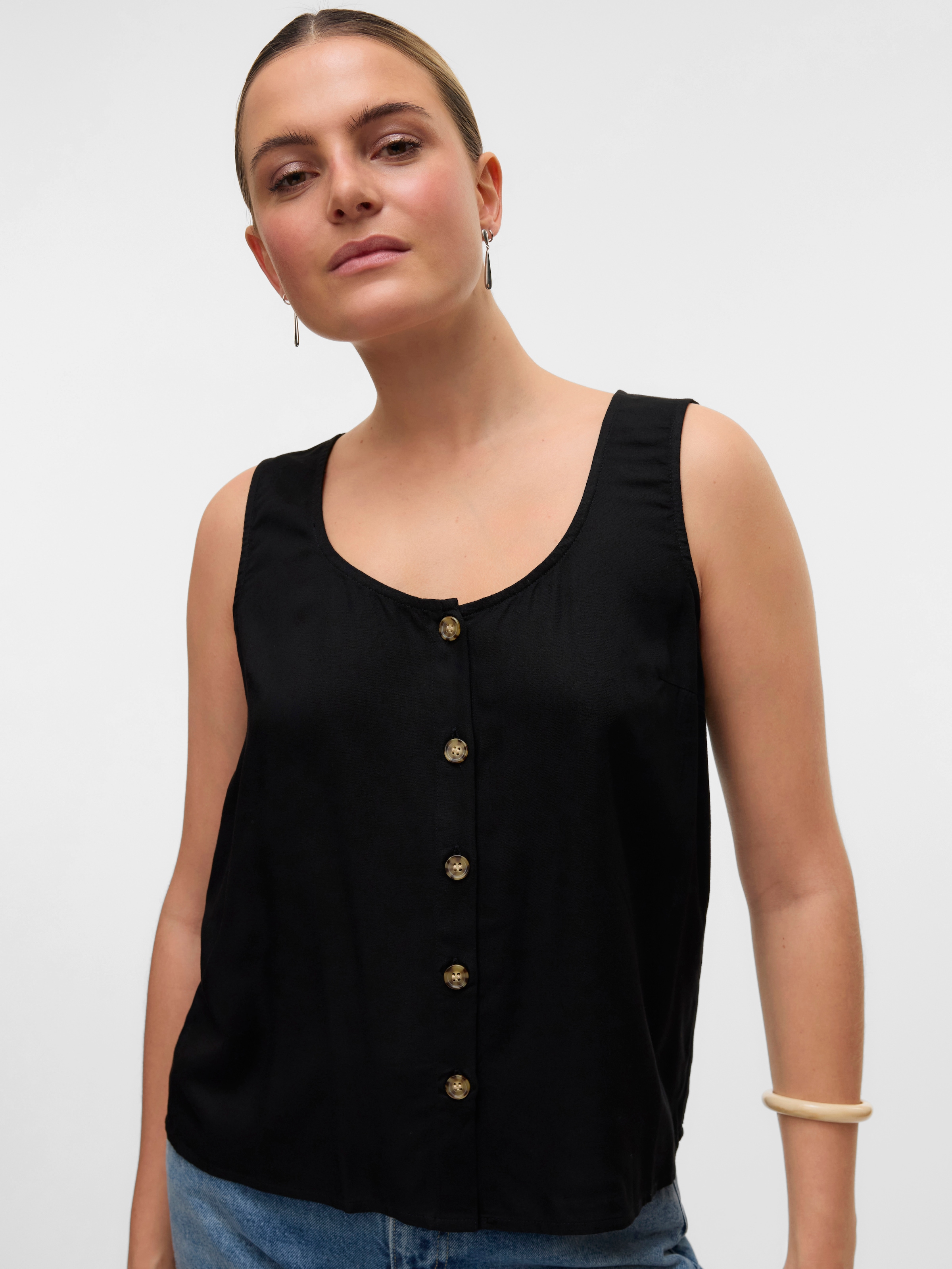 Vero Moda Blusentop »VMBUMPY SL SHIRT WVN GA NOOS«