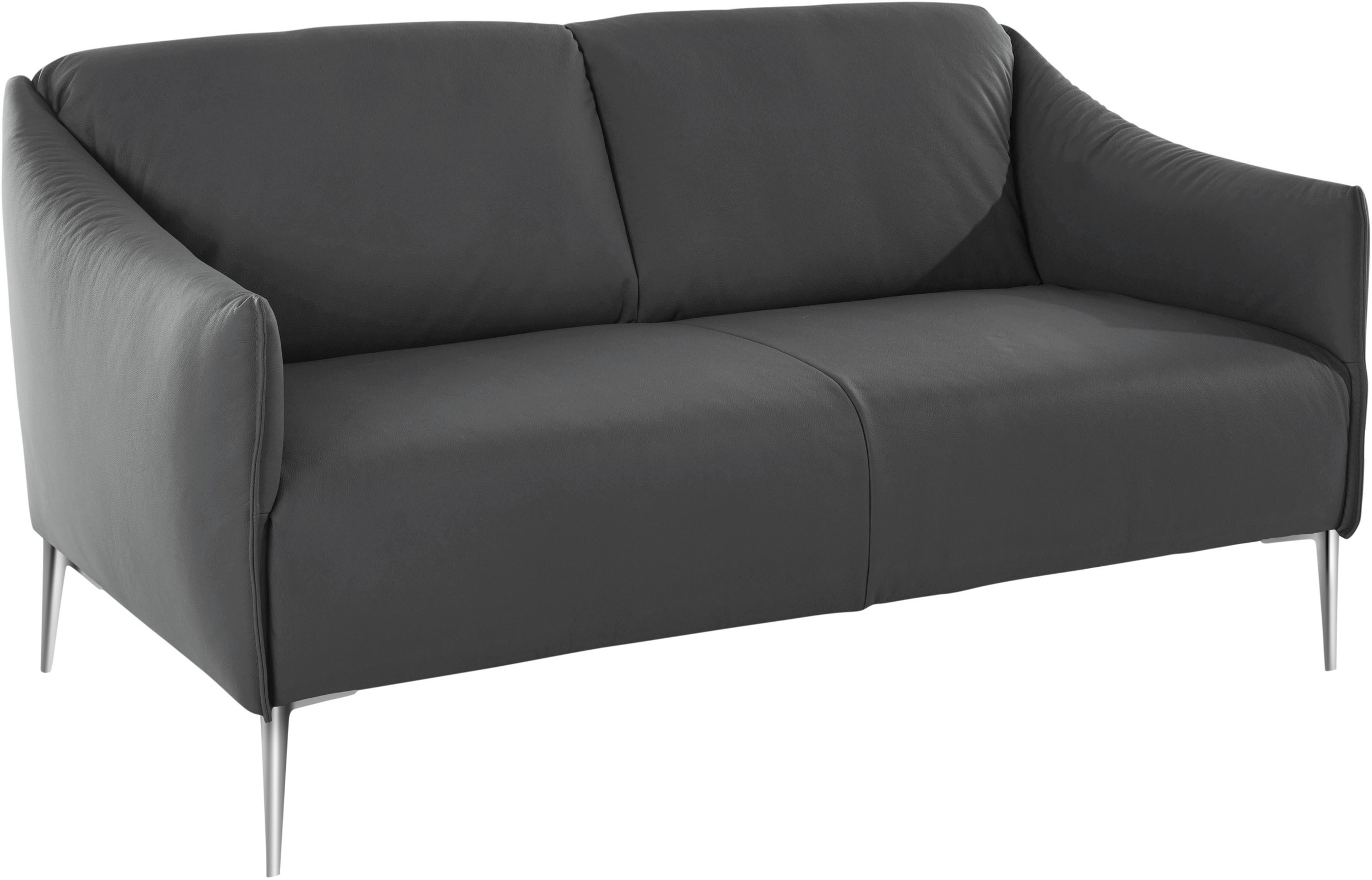 W.SCHILLIG 2-Sitzer »sally«, mit Metallfüßen in Chrom glänzend, Breite 154 cm
