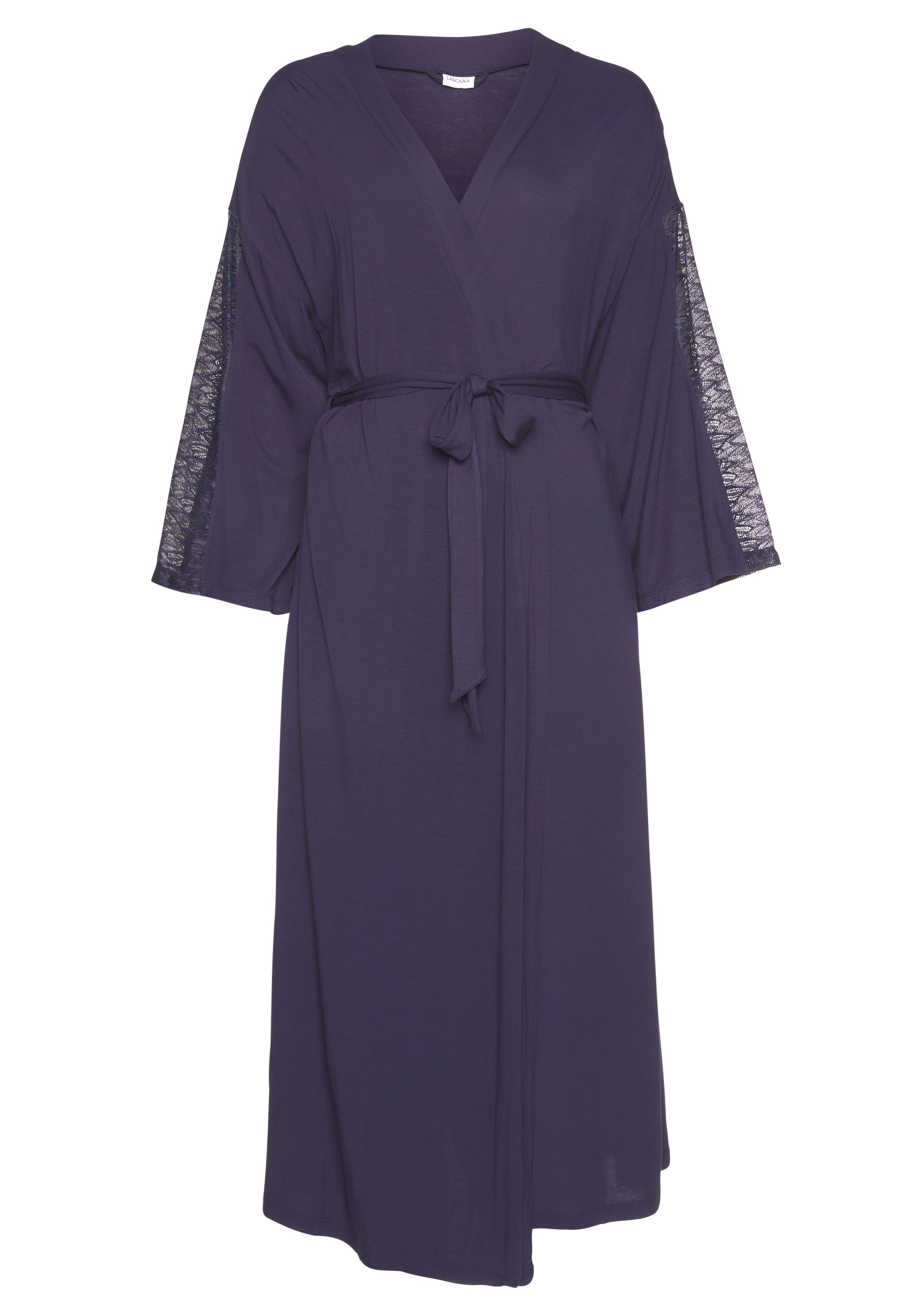 LASCANA Kimono, mit Spitzendetails