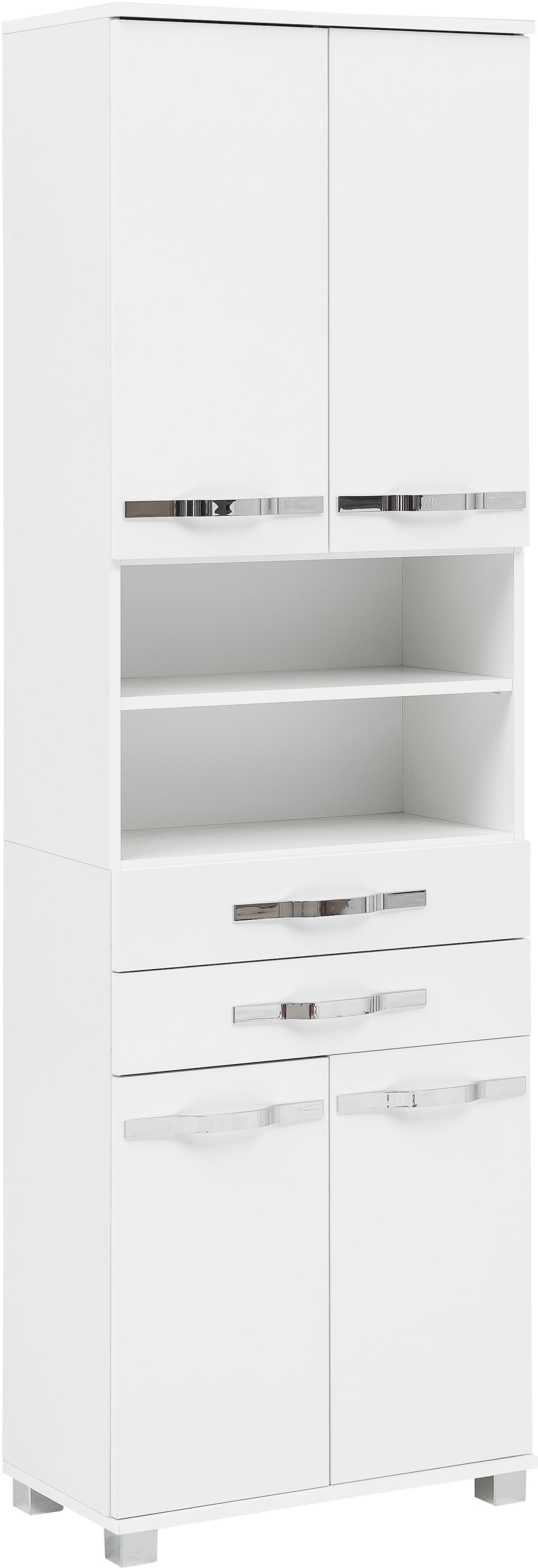 Schildmeyer Hochschrank »Dina«, mit glänzenden Metallgriffen kaufen