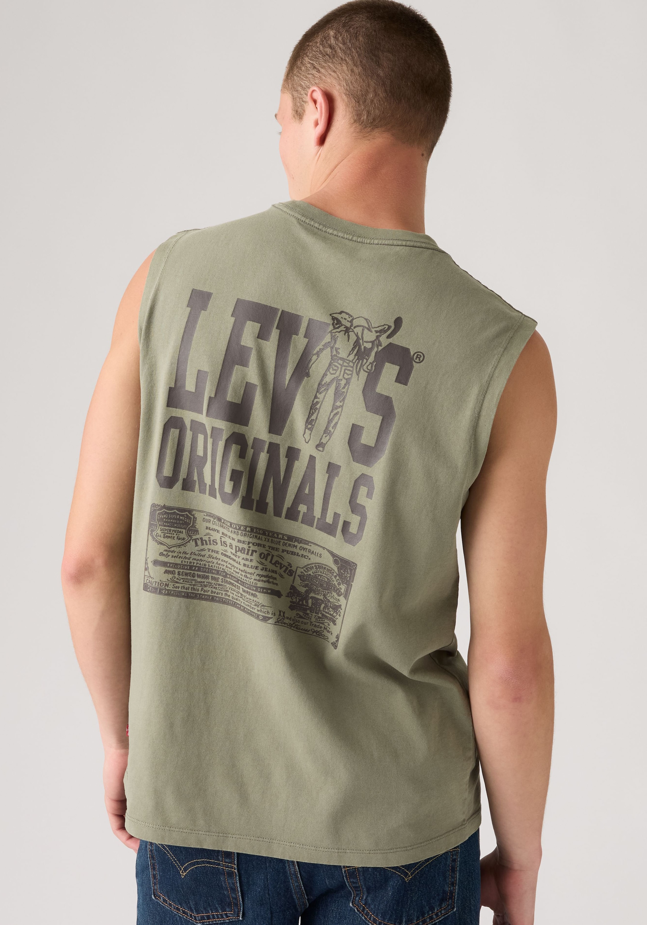 Levi's® Muskelshirt »GR MUSCLE TANK« Vorder- und Rückenteil mit Druck