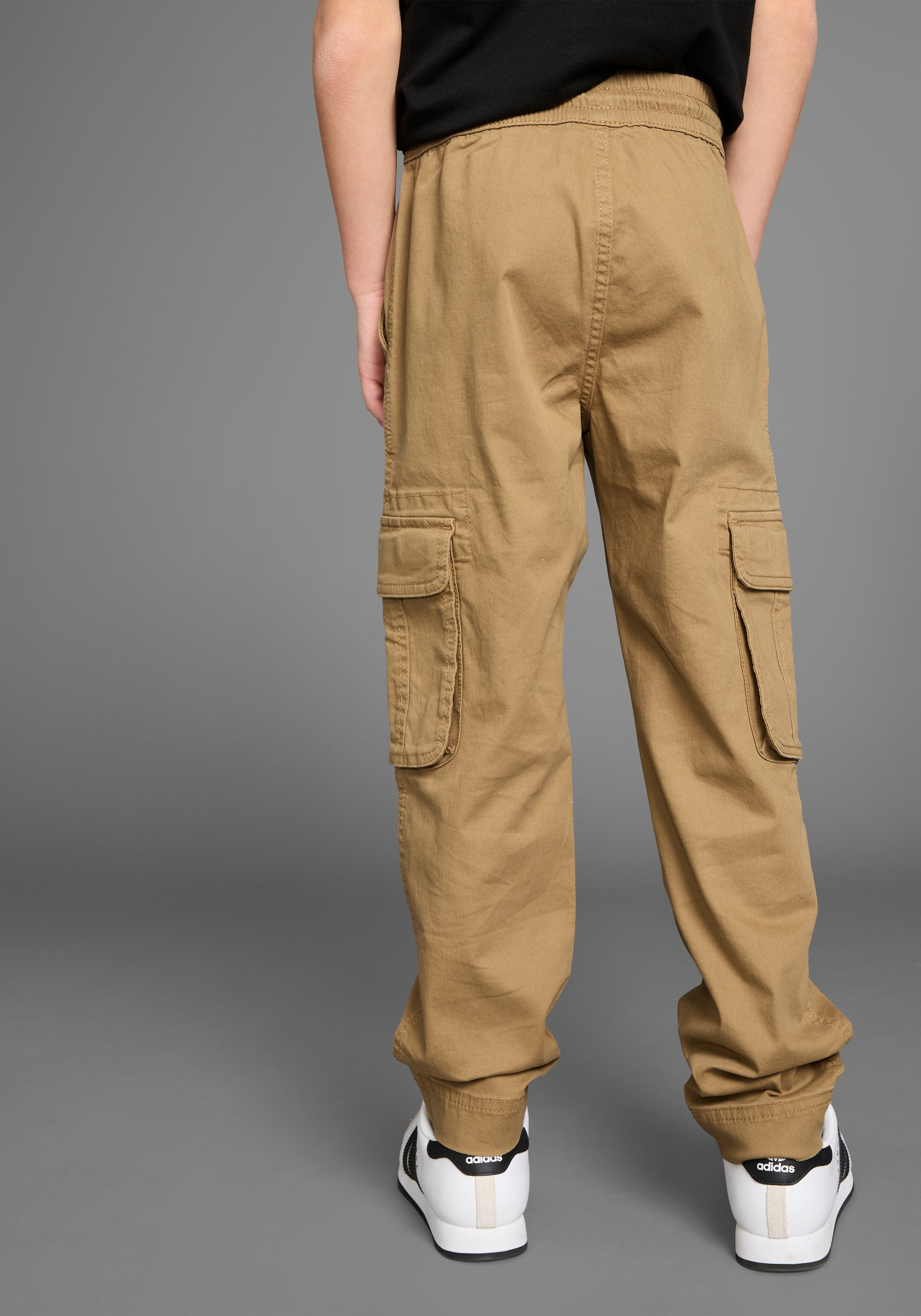 KIDSWORLD Cargohose »Pull-On Cargohose«  mit modischem Bindeband