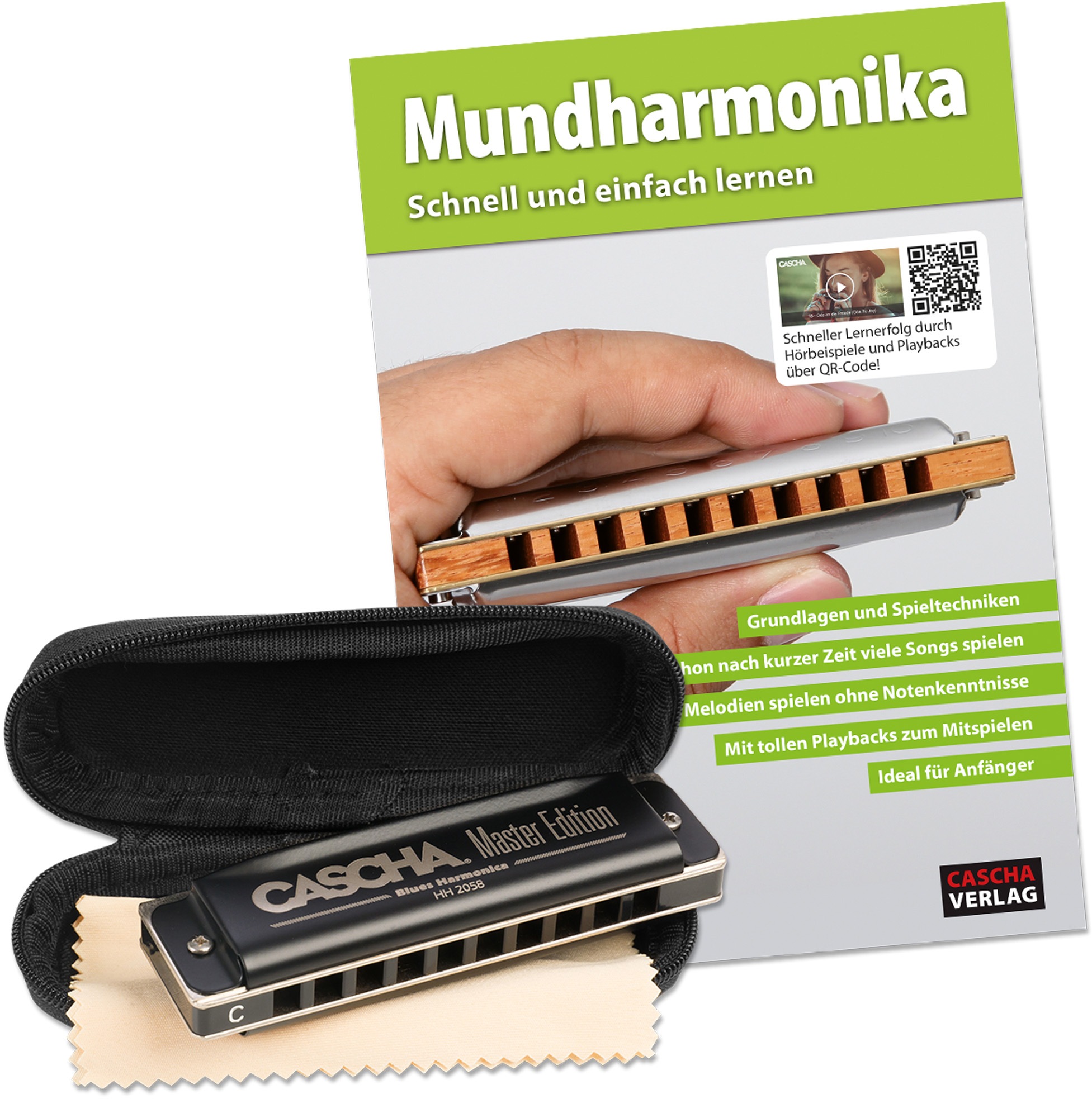 Cascha Mundharmonika-Set »Master Edition Blues Harmonica«, inkl. Lernbuch kaufen