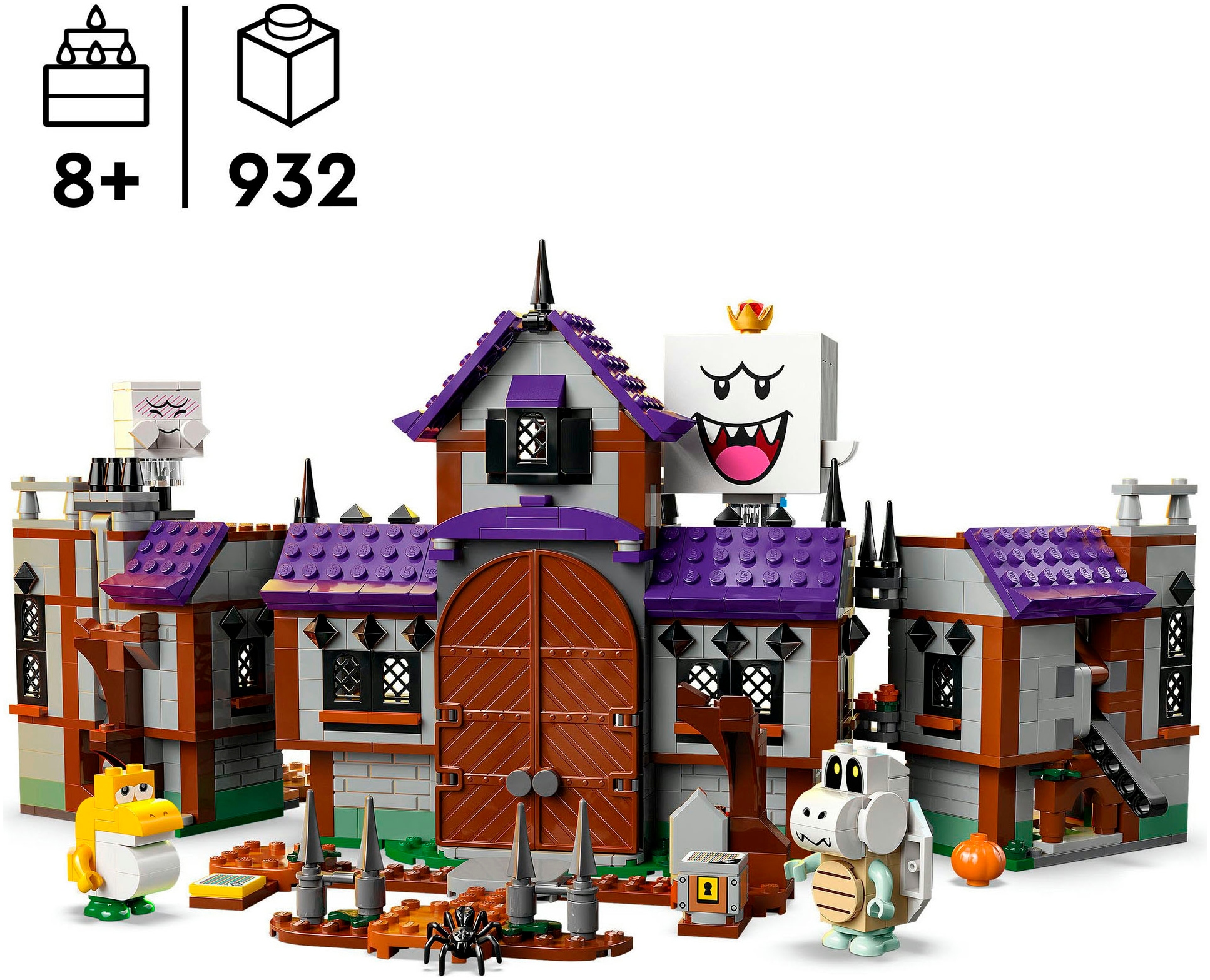 LEGO® Konstruktionsspielsteine »König Buu Huus Spukhaus (71436), LEGO Super Mario«, (932 St.), Made in Europe