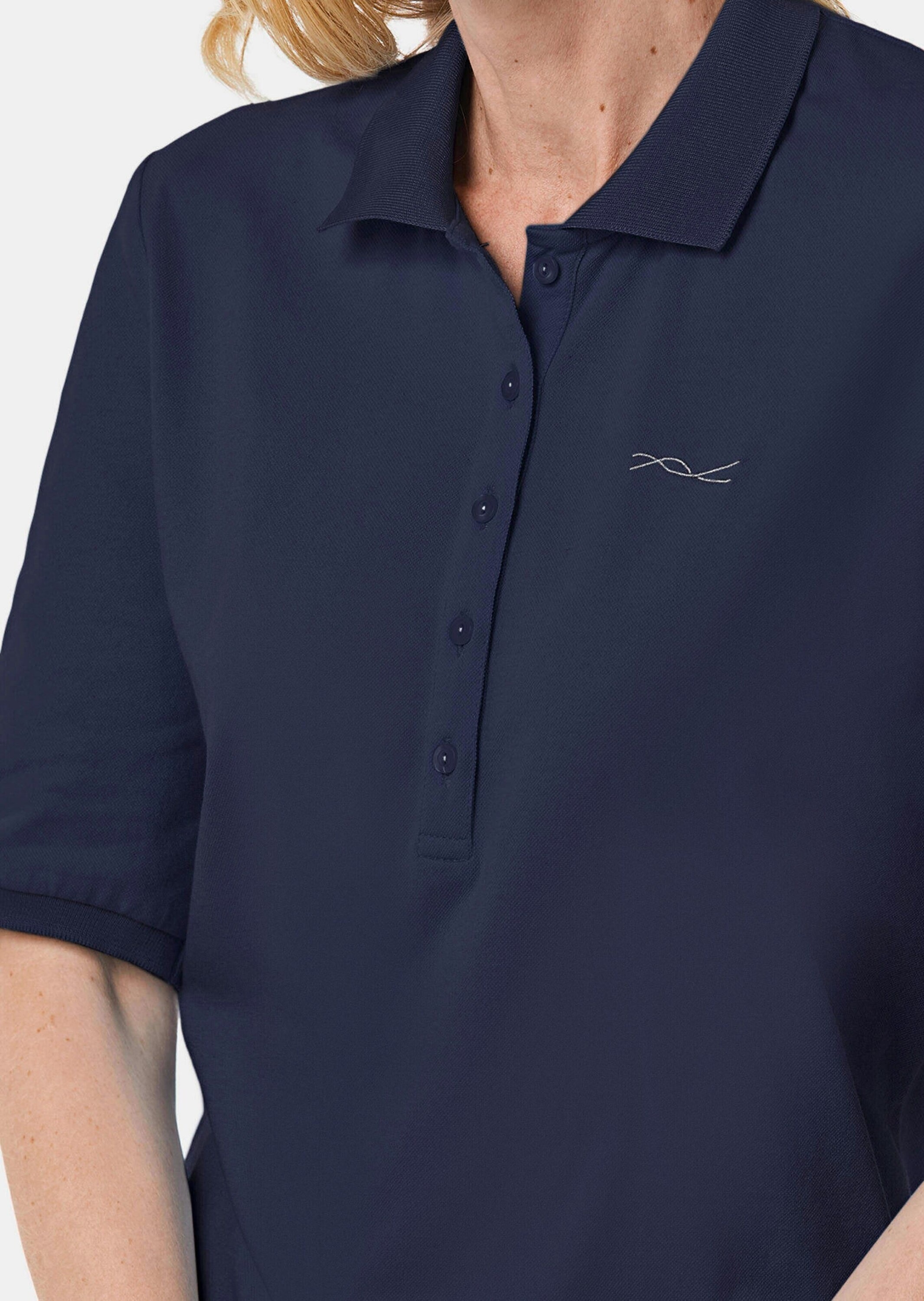 GOLDNER Poloshirt »Kurzgröße Poloshirt in hochwertiger Pikee-Qualität«