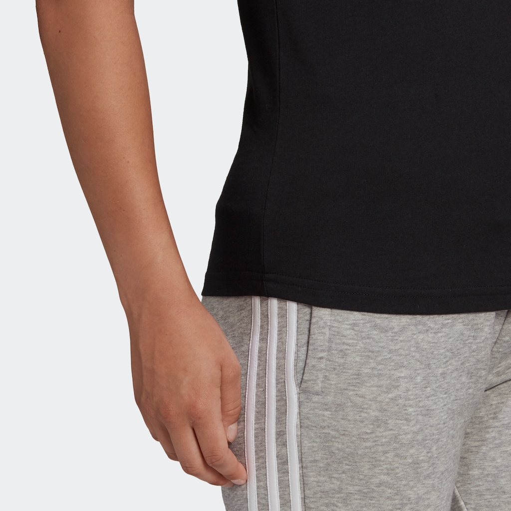 adidas Sportswear T-Shirt »LOUNGEWEAR ESSENTIALS SLIM 3-STREIFEN«