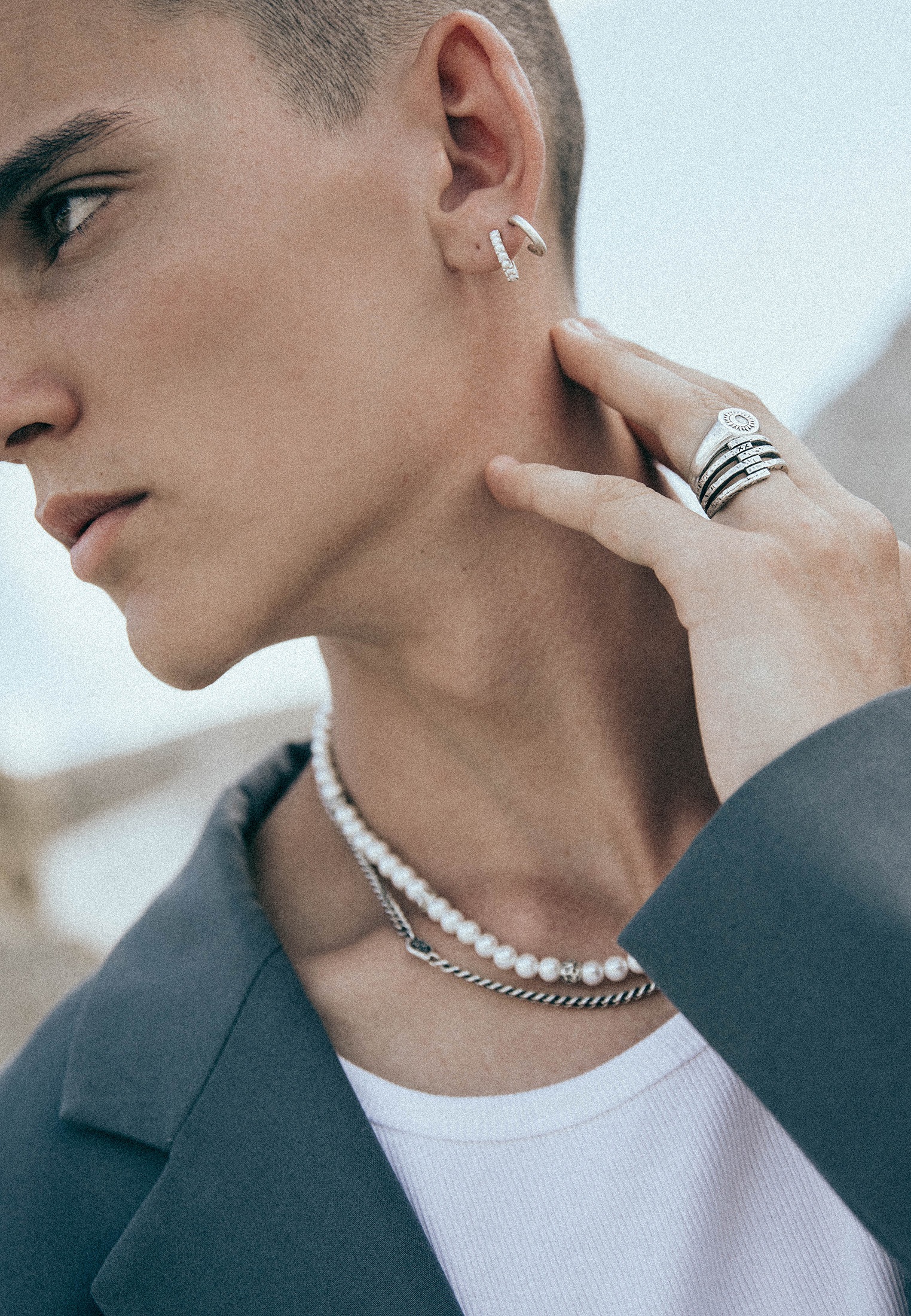 HAZE & GLORY Silberring »Ring Bandring - Twisted Sun Lover 925 Silber«