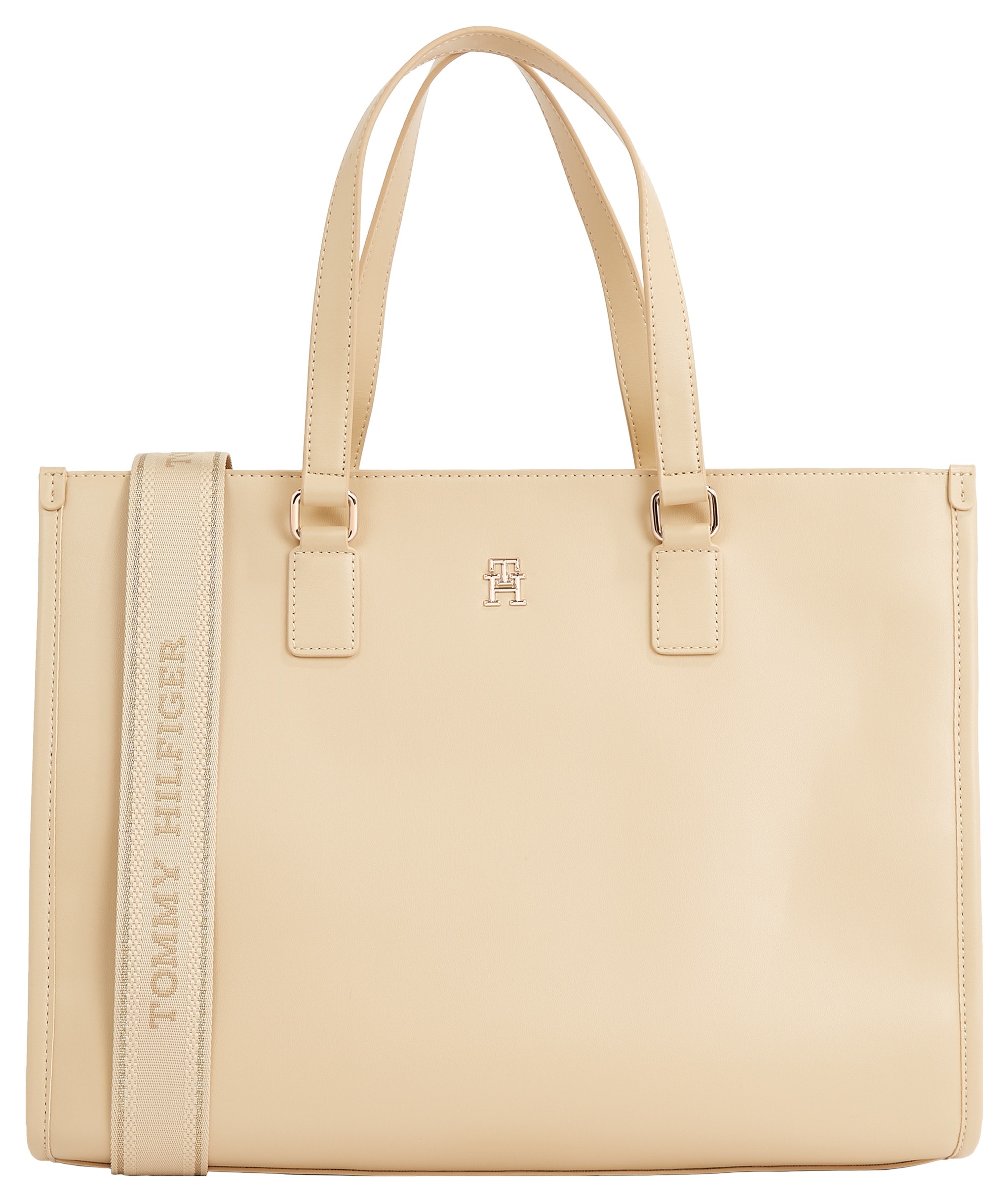 Tommy Hilfiger Shopper »TH MONOTYPE TOTE«, Handtasche Damen Tasche Damen Schultertasche Henkeltasche