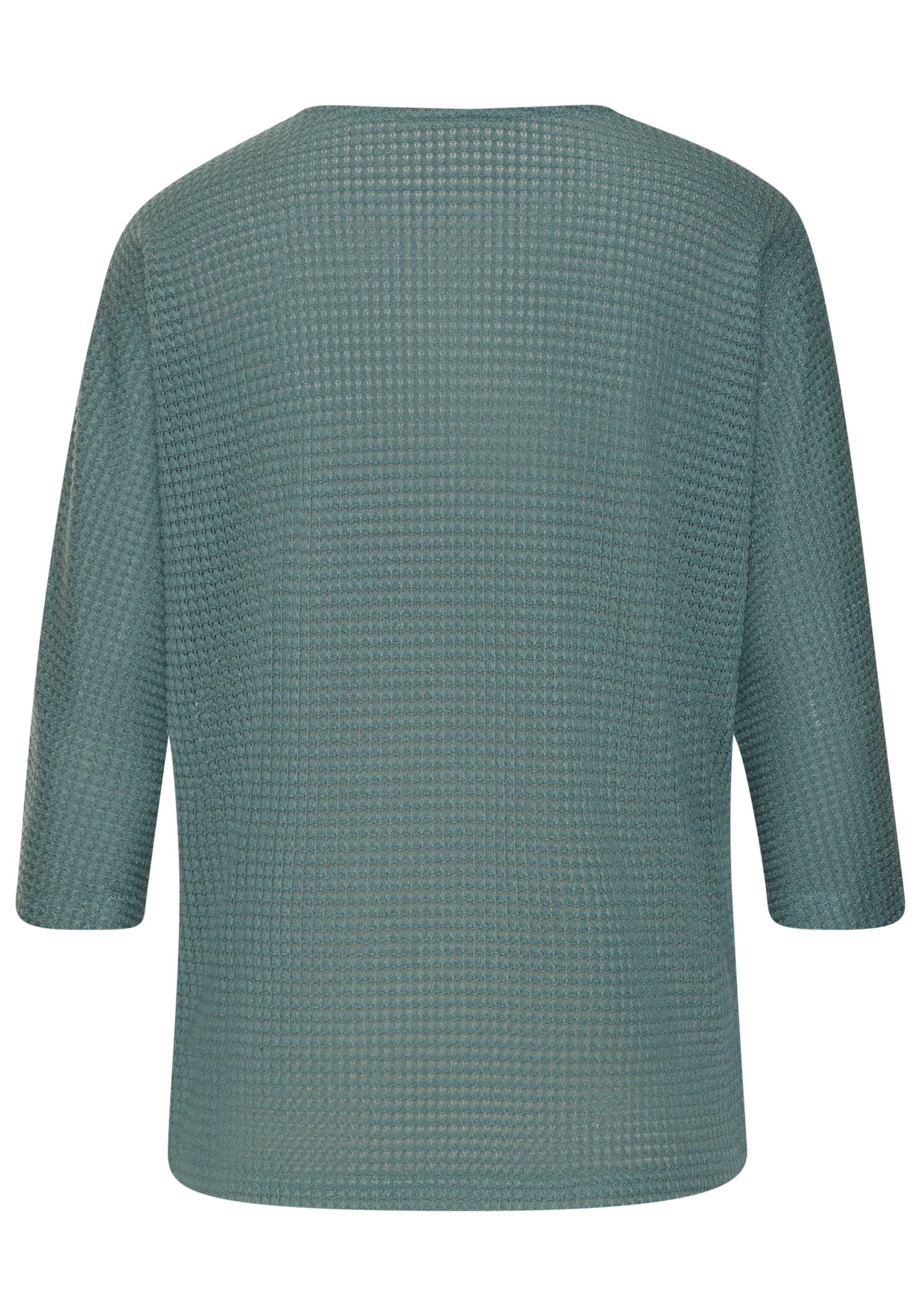 Vivance 3/4-Arm-Shirt »mit Waffelstruktur« aus bügelfreier Strickqualität