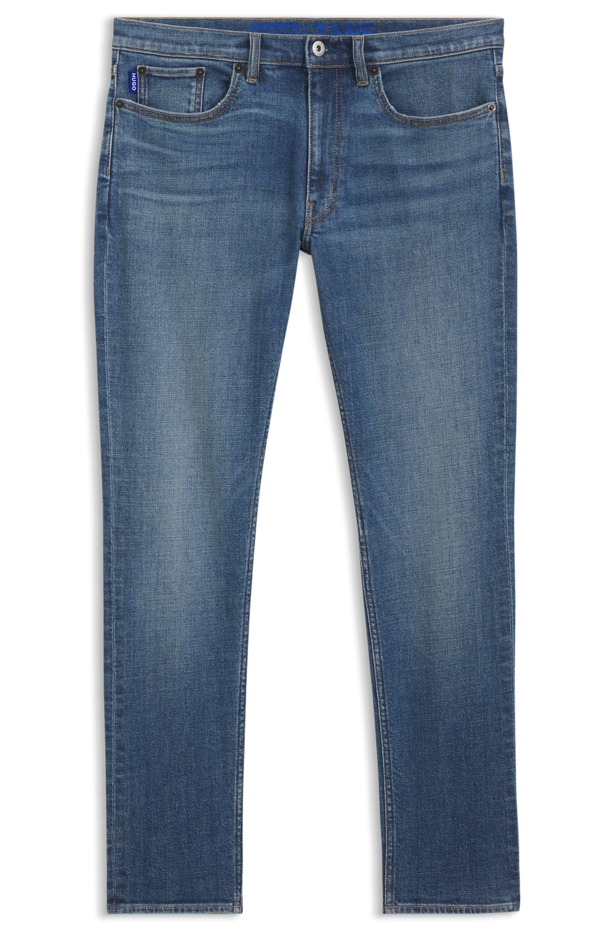 HUGO 5-Pocket-Jeans »Zane« Extra-Slim Fit, Baumwoll-Stretch, stone washed