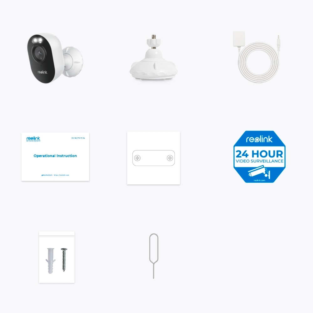 Reolink Überwachungskamera »Lumus Series E430 WiFi-Outdoor«, Außenbereich-Innenbereich, (Set, 2x E430)