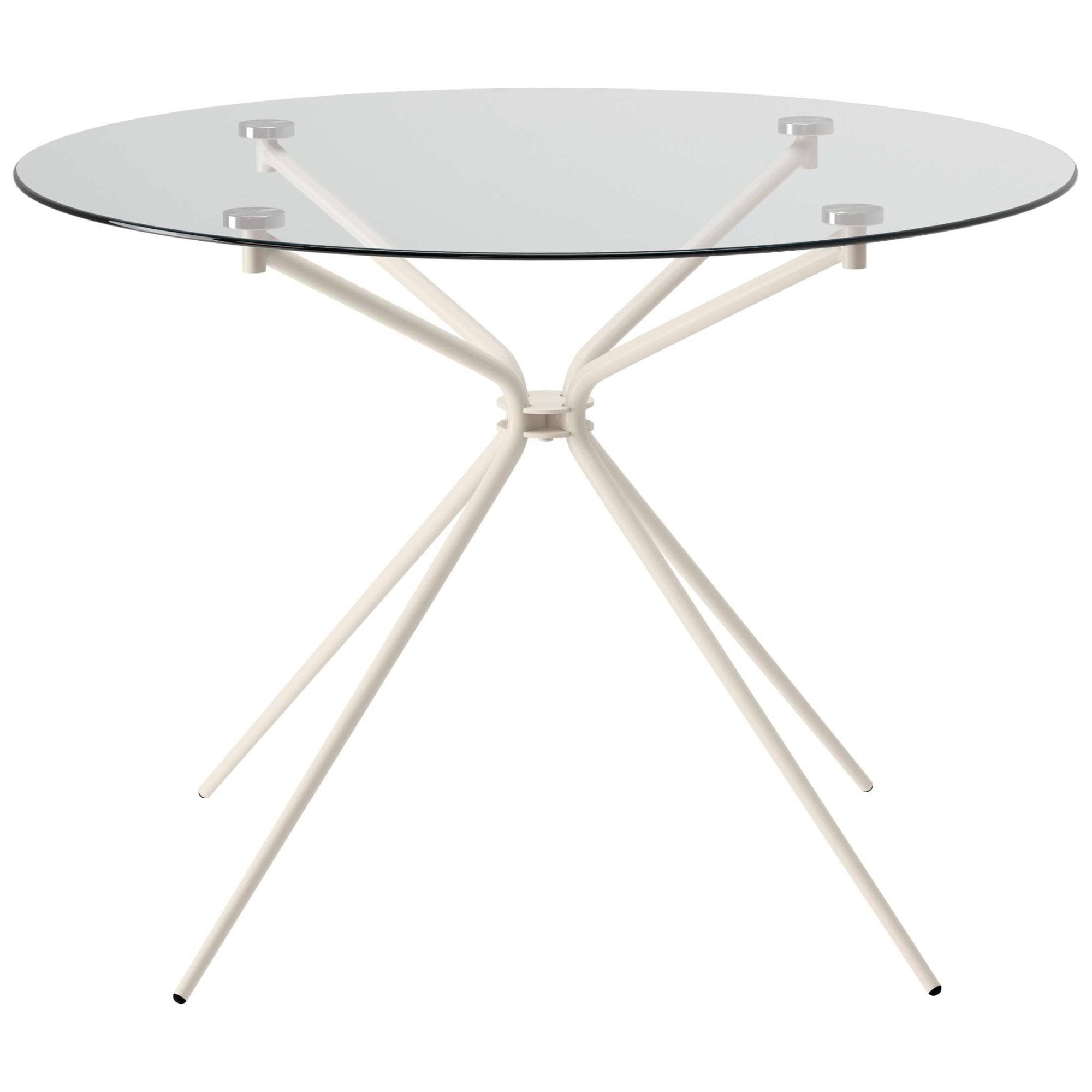 OTTO home Esstisch »Silvi, TOPSELLER!« Esstisch, Glastisch, Küchentisch, OTTOs Choice,  rund, Ø110 cm, Metallgestell