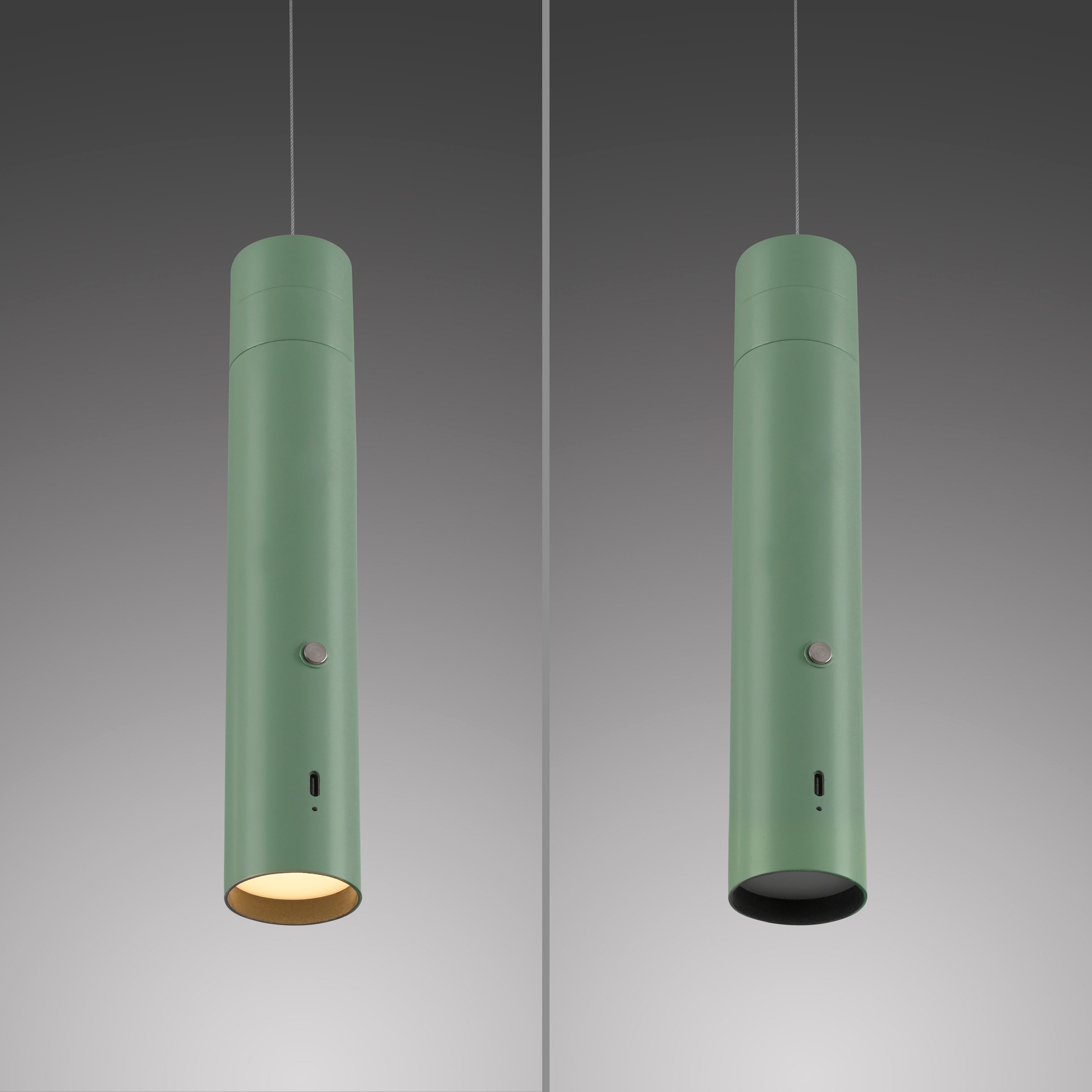 JUST LIGHT Pendelleuchte »ATTACH« LED-Modul 1 Stk. Warmweiß Akkuleuchte, mobile Lichtlösung, Taschenlampe