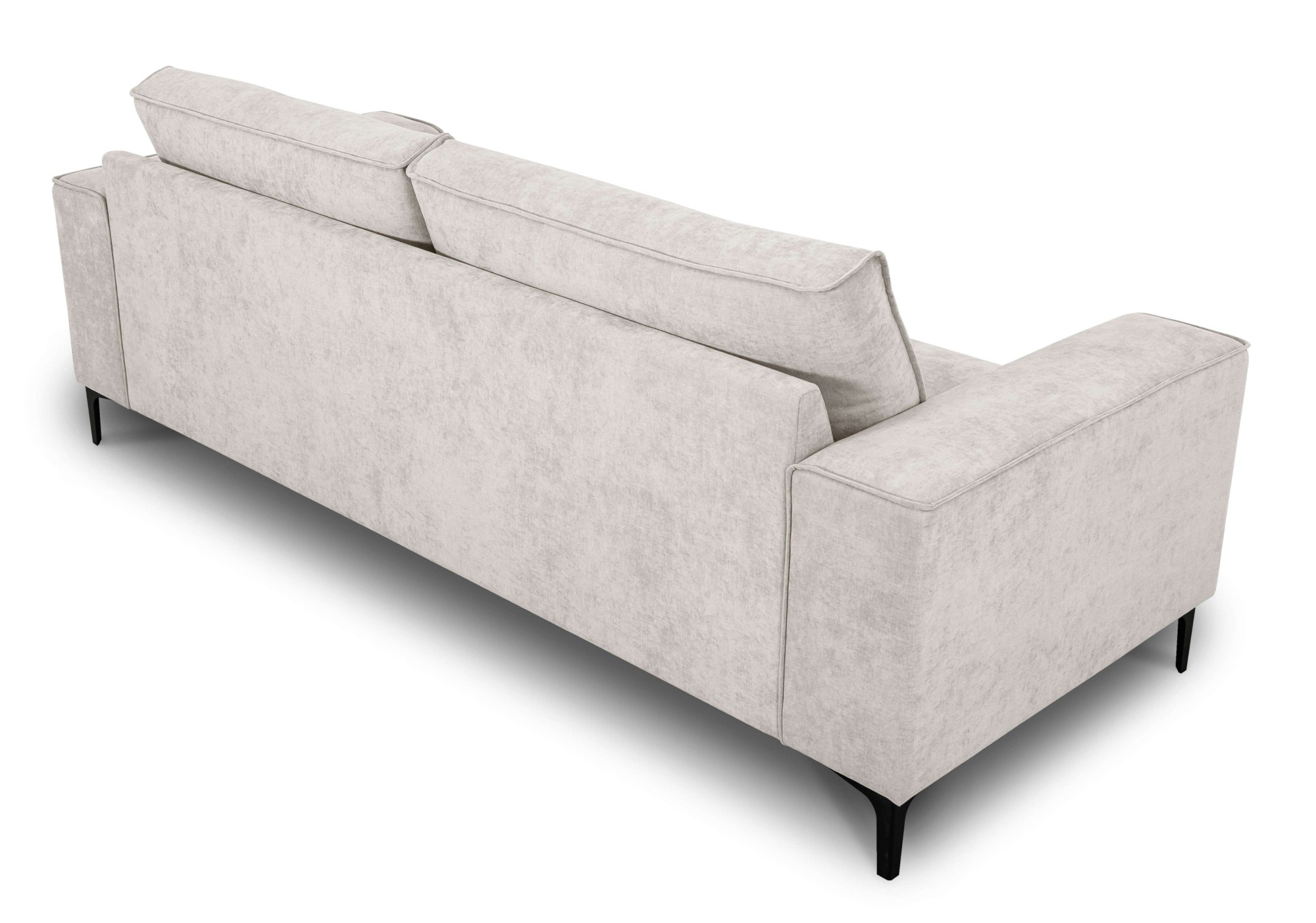 Places of Style 3-Sitzer »Oland«, 224 cm, Wellenunterfederung, Skandi-Design, Metallfüße