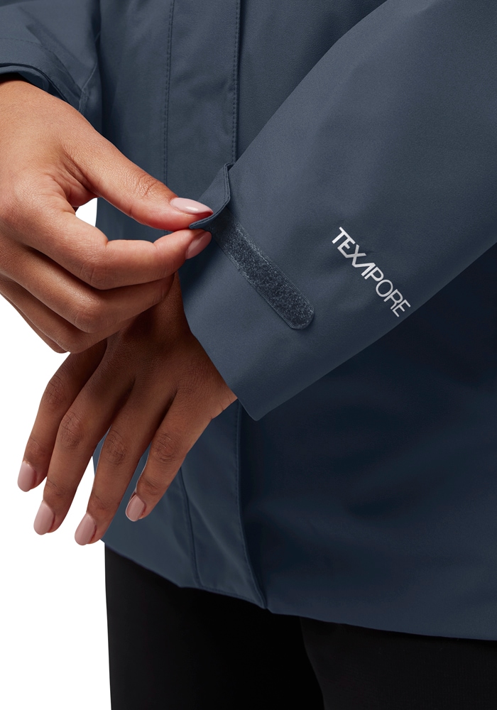 Jack Wolfskin 3-in-1-Funktionsjacke »ROTWAND 3IN1 JKT W«, mit Kapuze