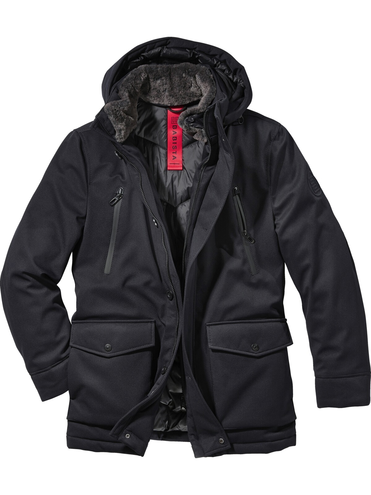 Babista Parka »Jacke LOROTESSO«, (1 St.), mit abnehmbarem Fellkragen