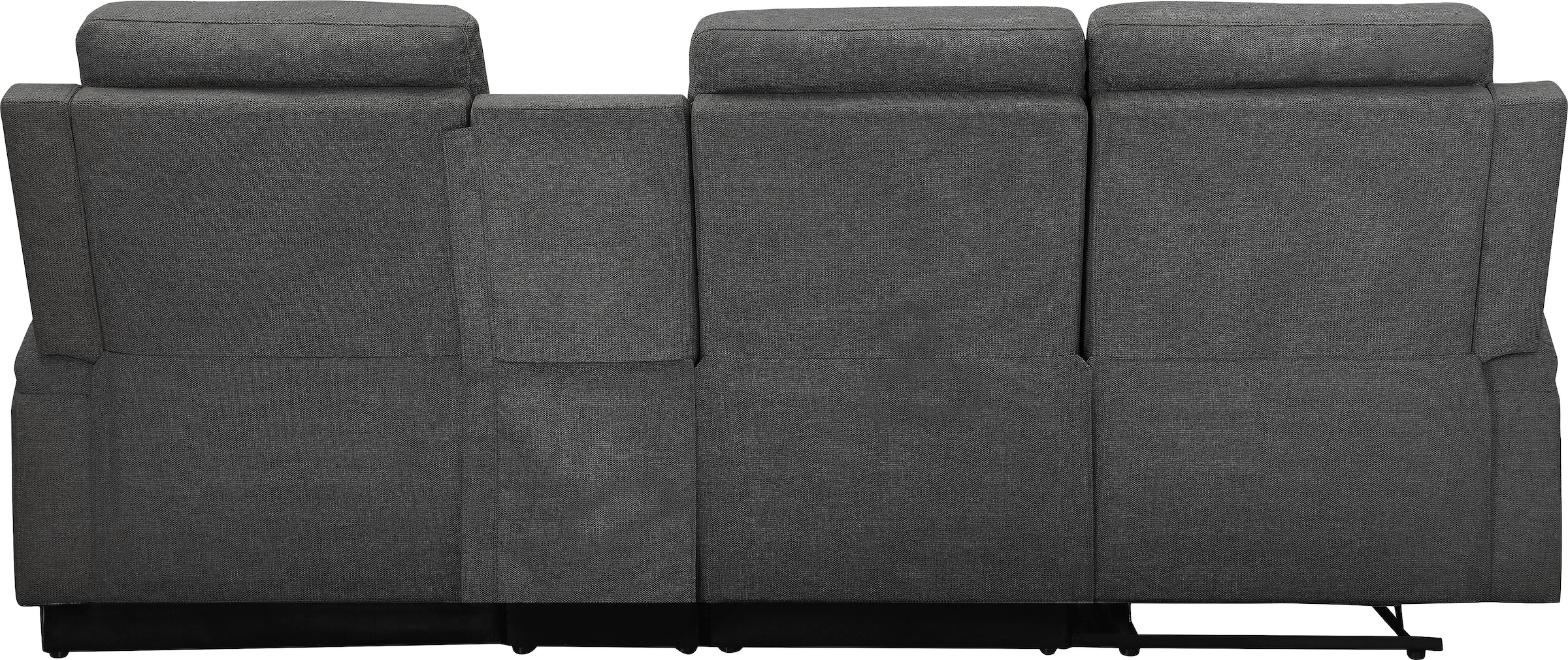 OTTO home Ecksofa »NAPORI Struktur, Multimediasofa, 3er Kinosessel XXL, L-Form« Kinosofa mit Relaxfunktion, Getränkehalter, Staufach und Staukasten