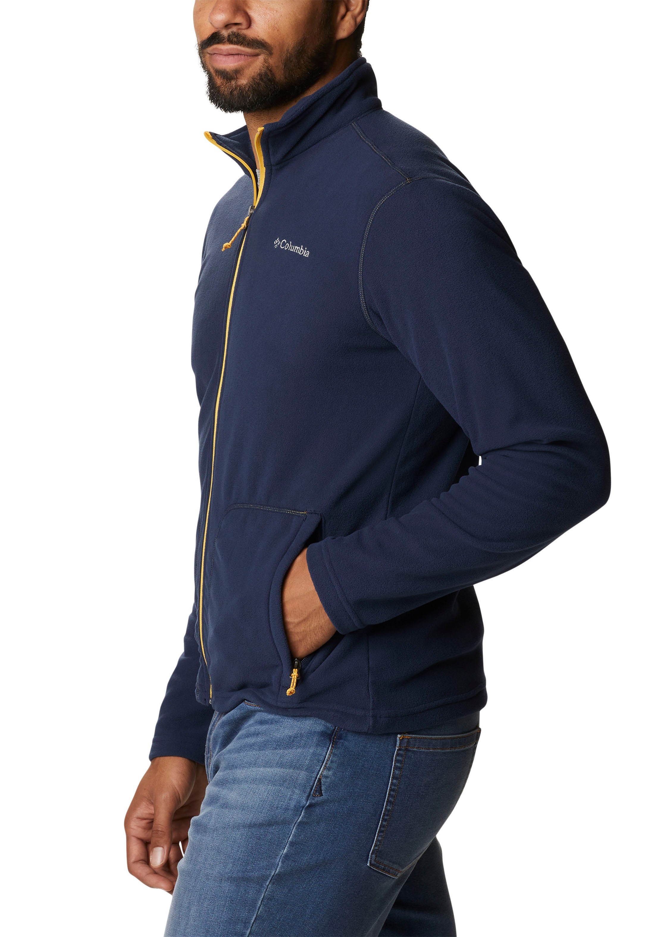 Columbia Fleecejacke »Fast Trek™ Light FZ Fleece«, (1 St.), mit kontrastfarbenen Details