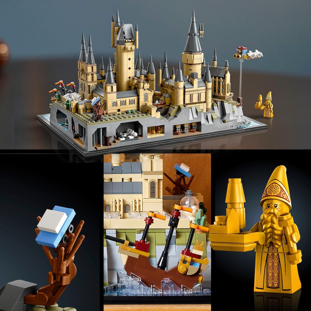 LEGO® Konstruktionsspielsteine »Schloss Hogwarts mit Schlossgelände (76419), LEGO® Harry Potter«, (2660 St.), Made in Europe