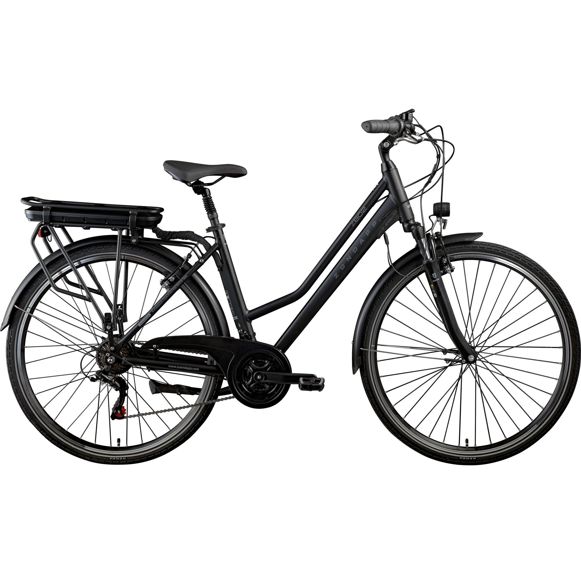 Zündapp »Z802 Damen« 21 Gang Shimano Altus RD-M310 Schaltwerk Kettenschaltung Heckmotor 250 W Pedelec, Elektrofahrrad für Damen