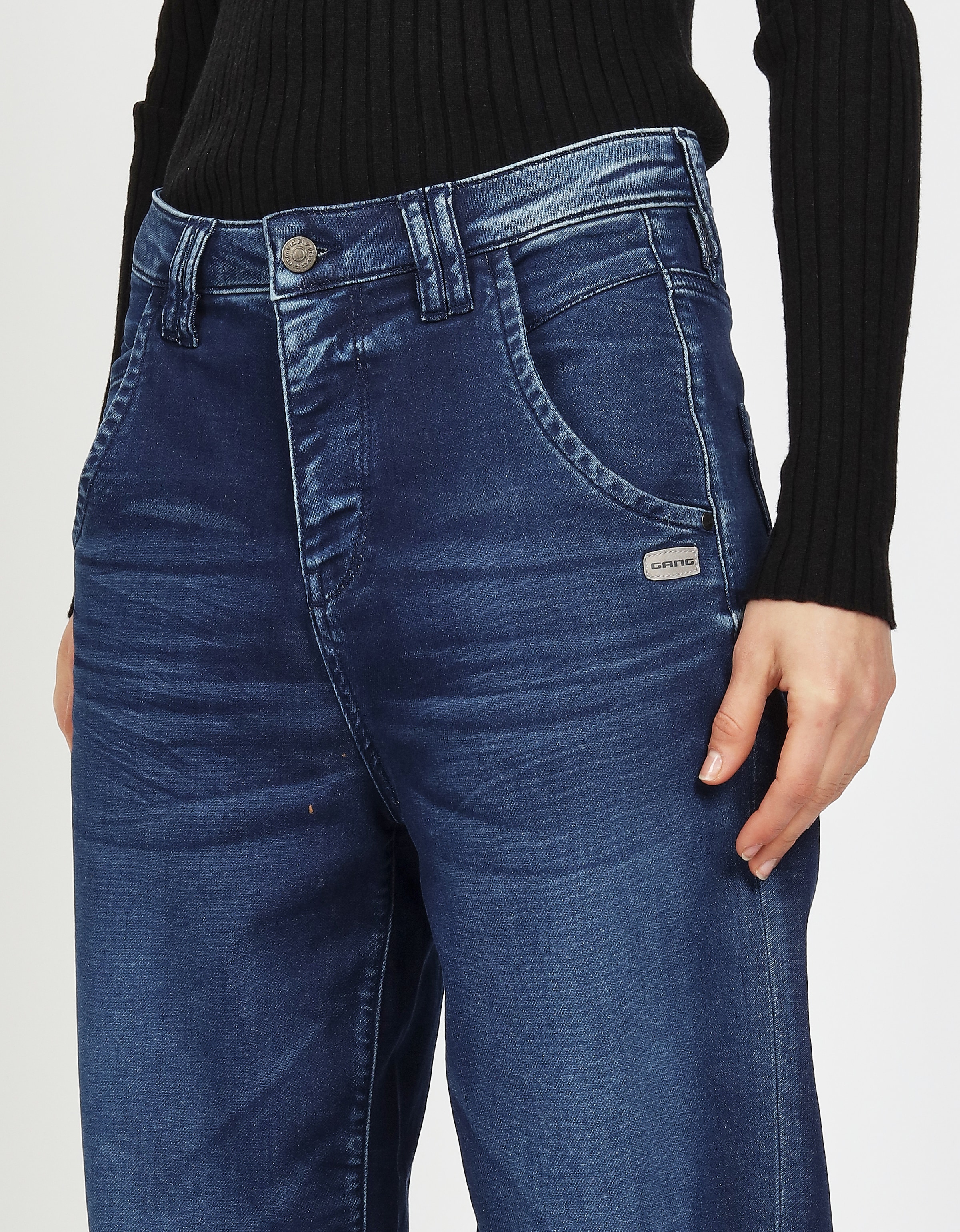 GANG 5-Pocket-Jeans »94VIA JOGGER« mit Kordel, Balloon Fit