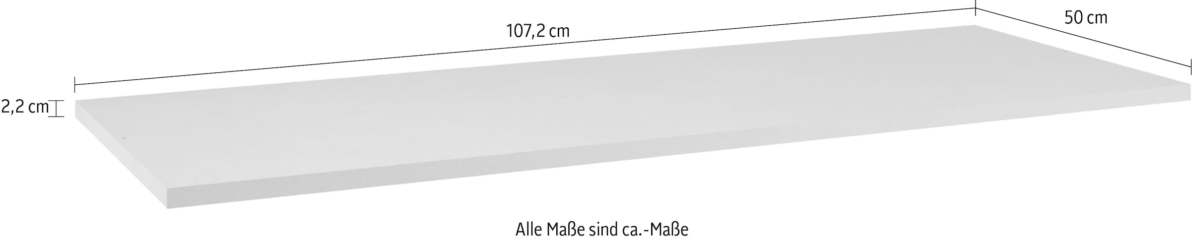 Home affaire Einlegeboden »Jupiter – Steingrau (1 St.), 22 mm stark, ideale Stauraumhilfe« Breite 107,2 cm, passend für Schwebetürenschrank Jupiter, 220x240 cm
