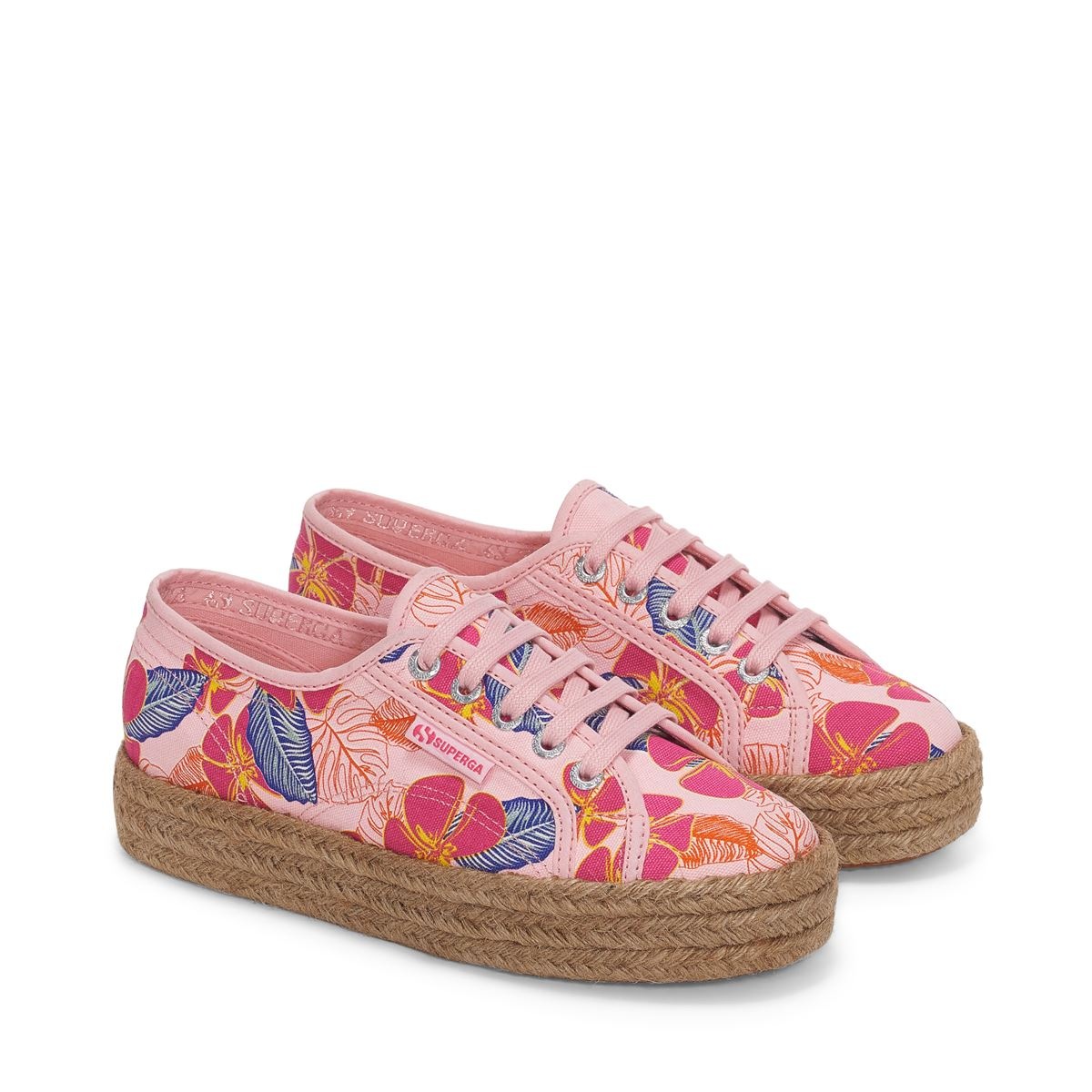 Superga Plateausneaker »2730 ROPE HIBISCUS FLOWER PRINT«