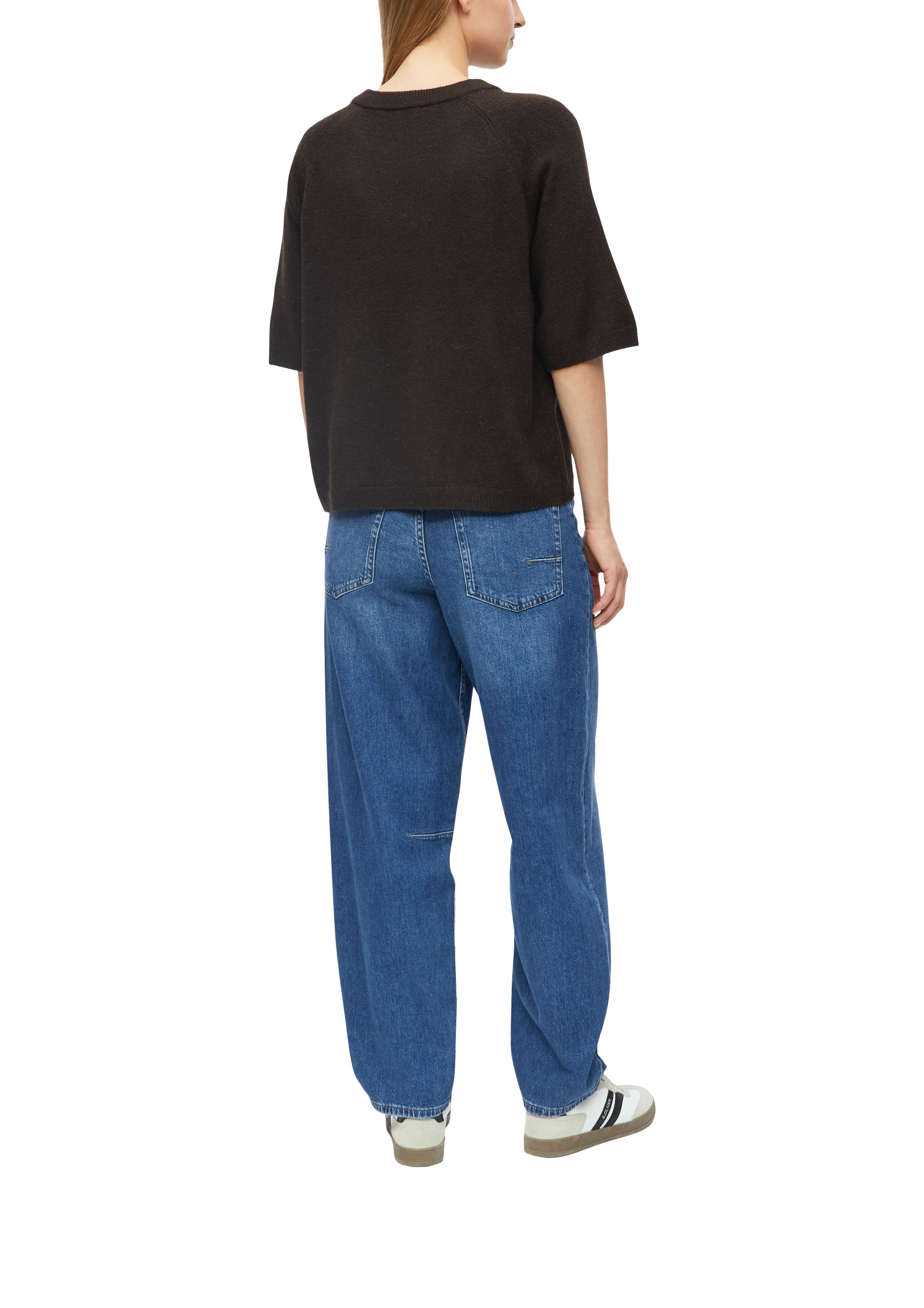 s.Oliver Strickpullover Sommer-Pullover / Halbarm