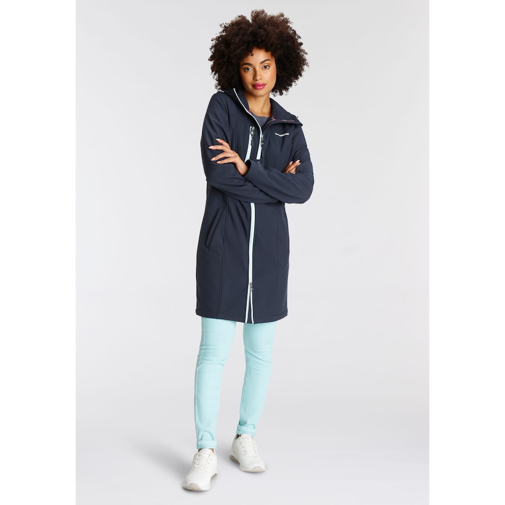 KangaROOS Softshelljacke, mit Kapuze