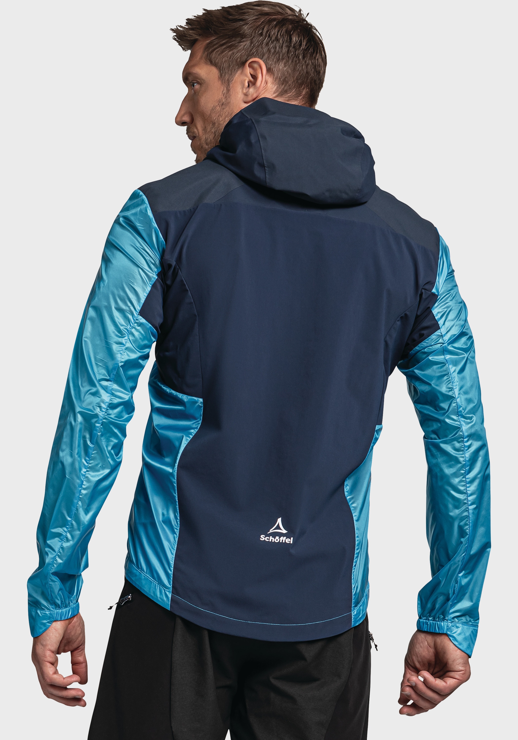 Schöffel Outdoorjacke »Hybrid Jkt Flow Trail M«, mit Kapuze