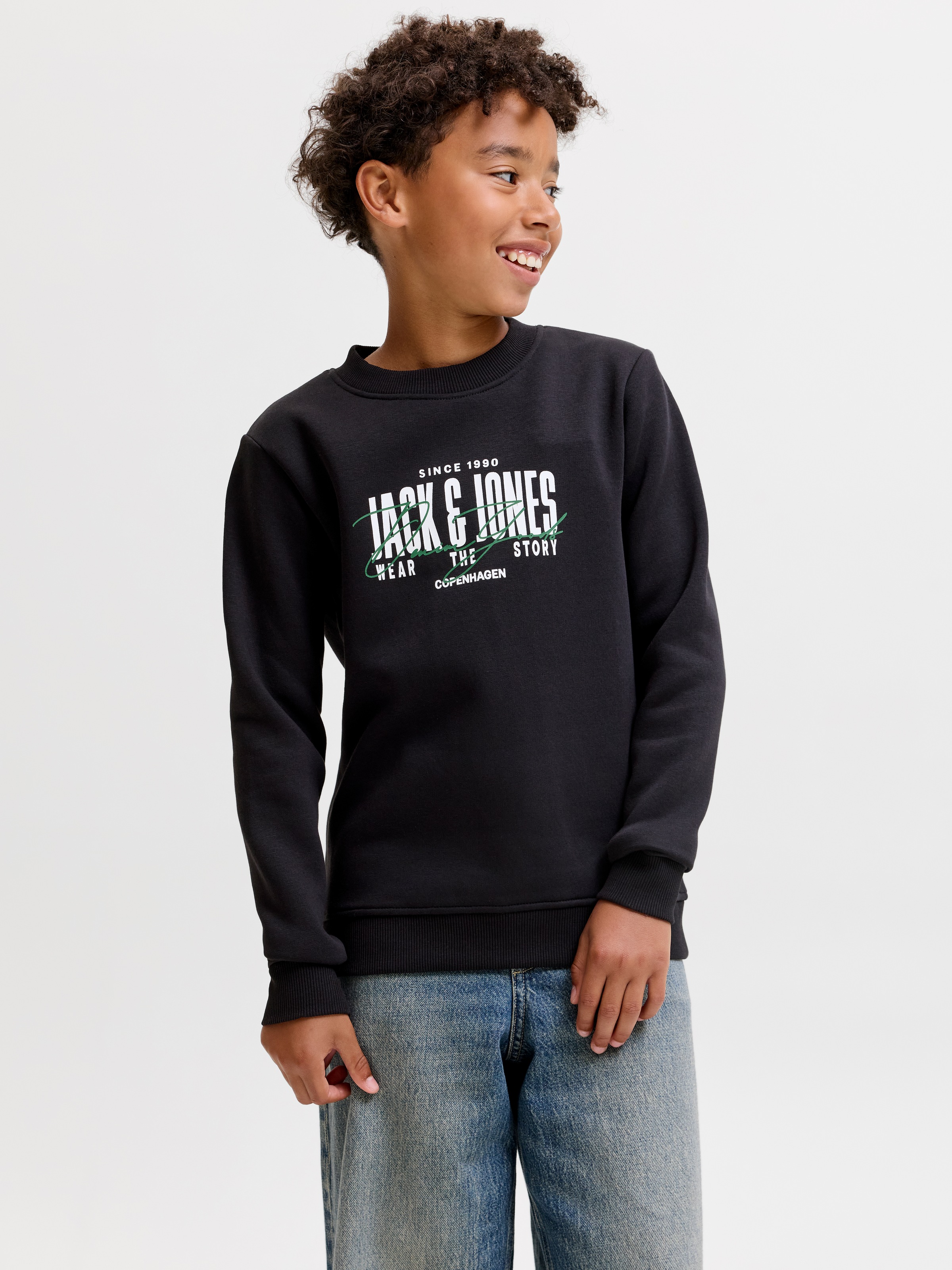 Jack & Jones Junior Sweatshirt »JJAERO SWEAT CREW NECK JNR«, Baumwollmischung, regular fit
