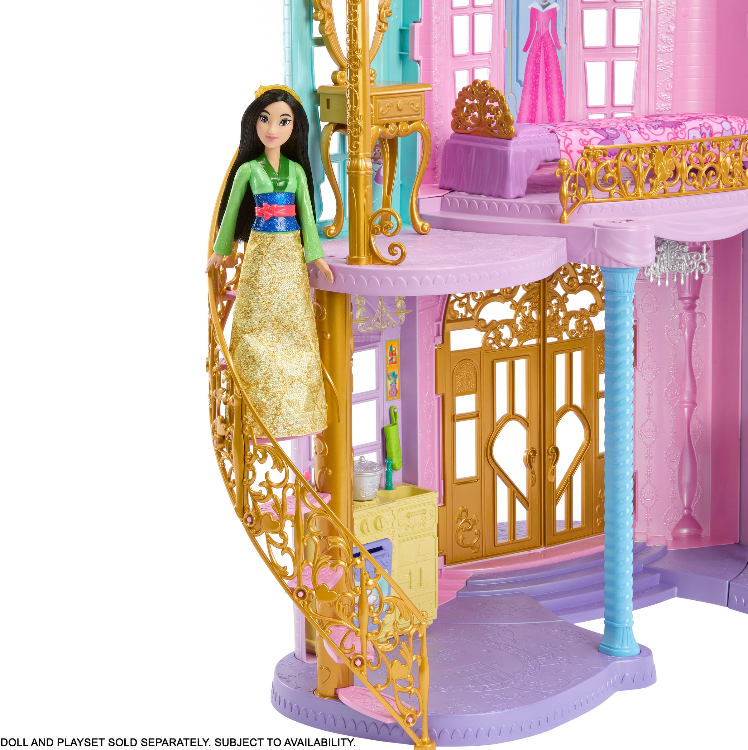 Mattel® Spielwelt »Disney Prinzessin Magisches Abenteuerschloss«, mit Licht und Sound