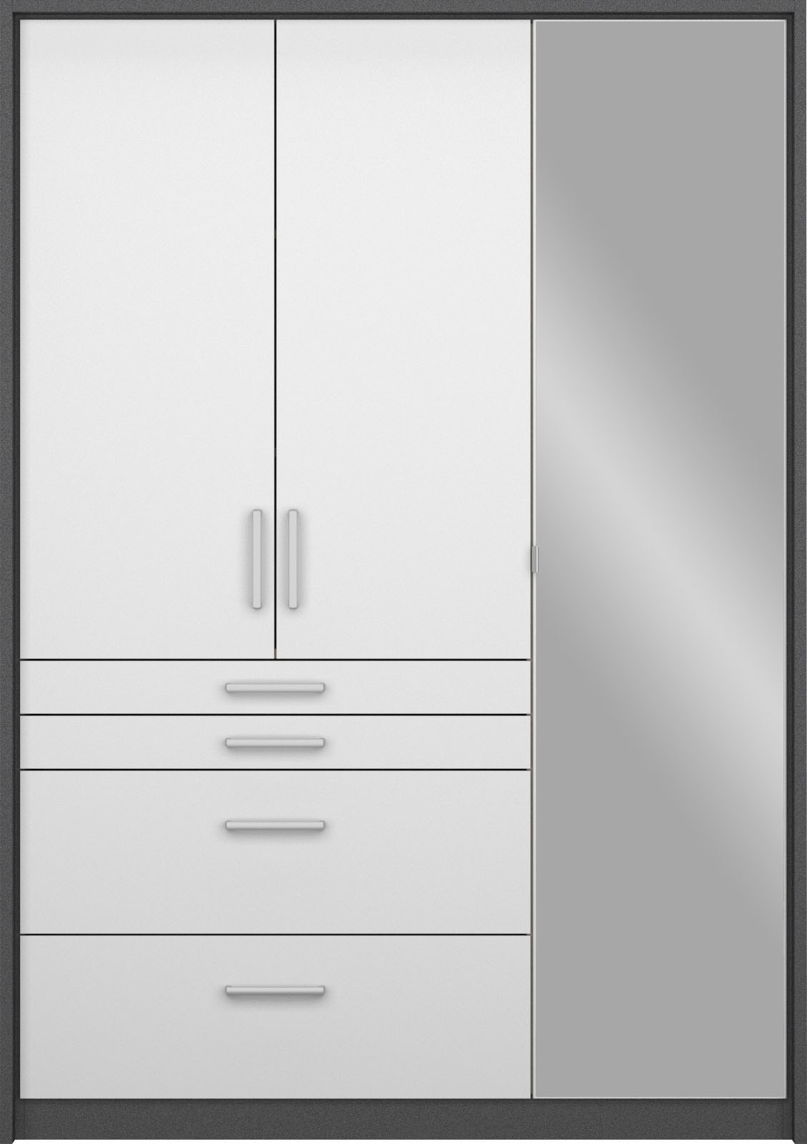 rauch Drehtürenschrank »Kleiderschrank Schrank Garderobe Garderobenschrank  HOMBURG« inkl. Passepartout, oberer Schubkasten mit Einteilung MADE IN GERMANY