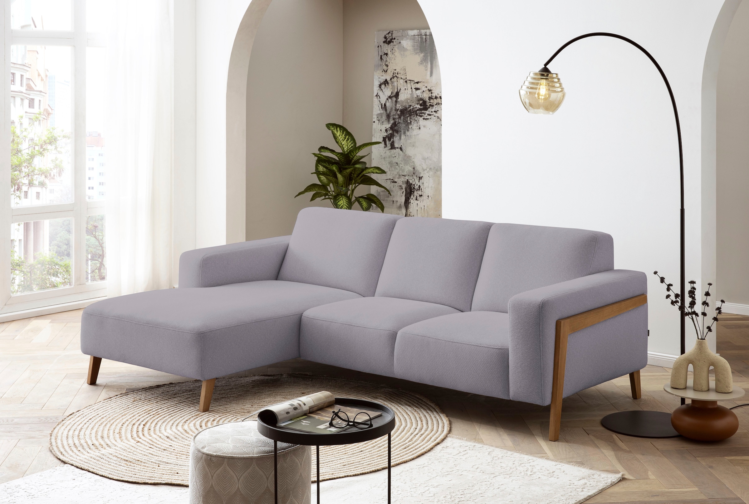 Ecksofa »Starr, modern und klassisches Design, hochwertige Verarbeitung, bequem«,...